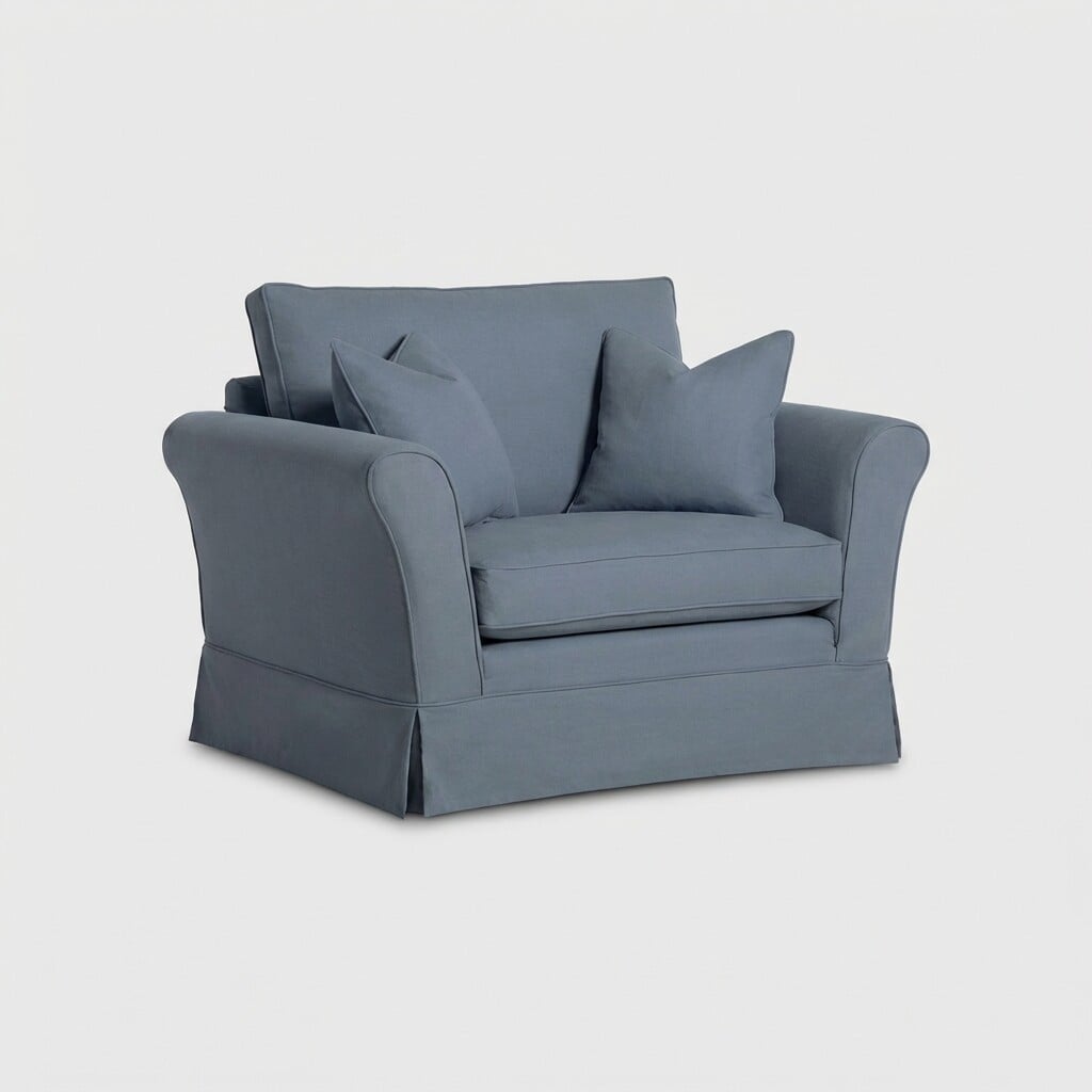 Berkeley snuggler in blue fabric