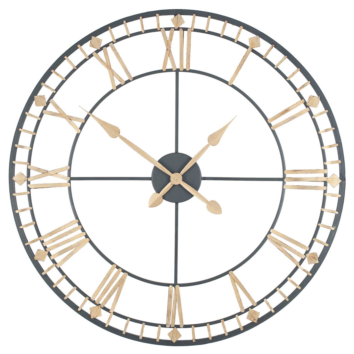 Black & Gold Clock, Round | Barker & Stonehouse