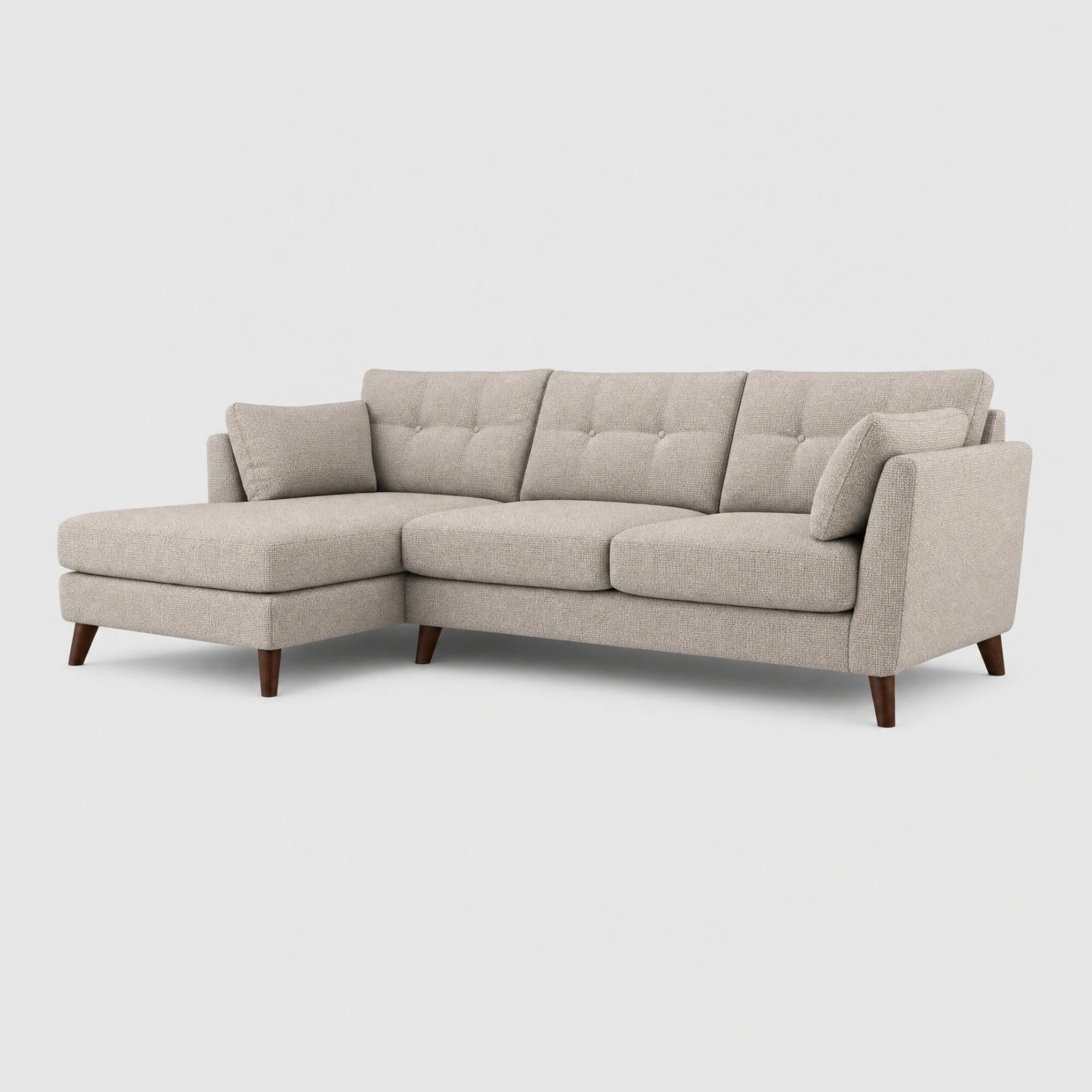 Benton left hand corner chaise corner sofa fabric