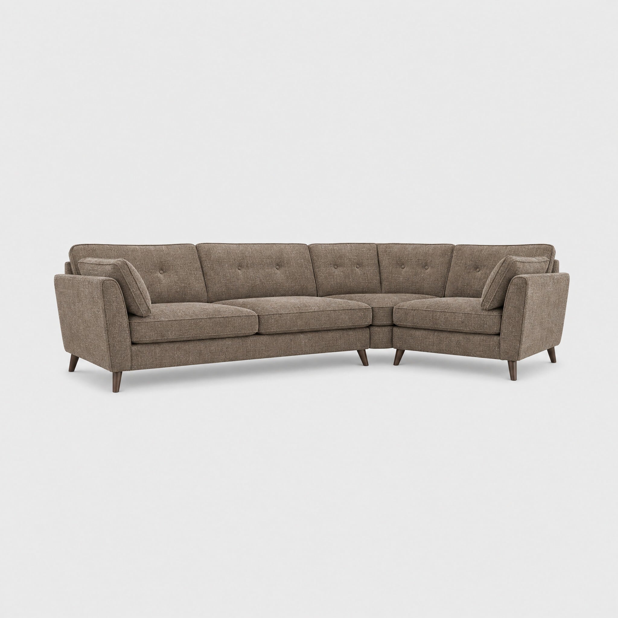 Benton lhf small corner sofa fabric