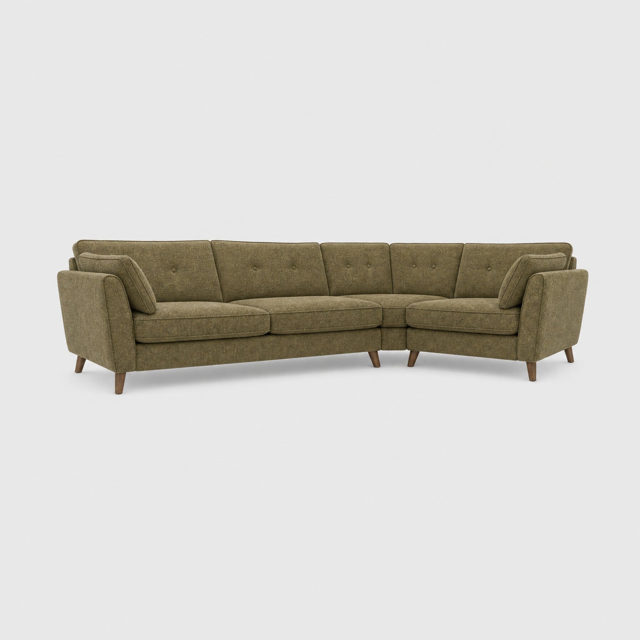 Benton lhf small corner sofa fabric