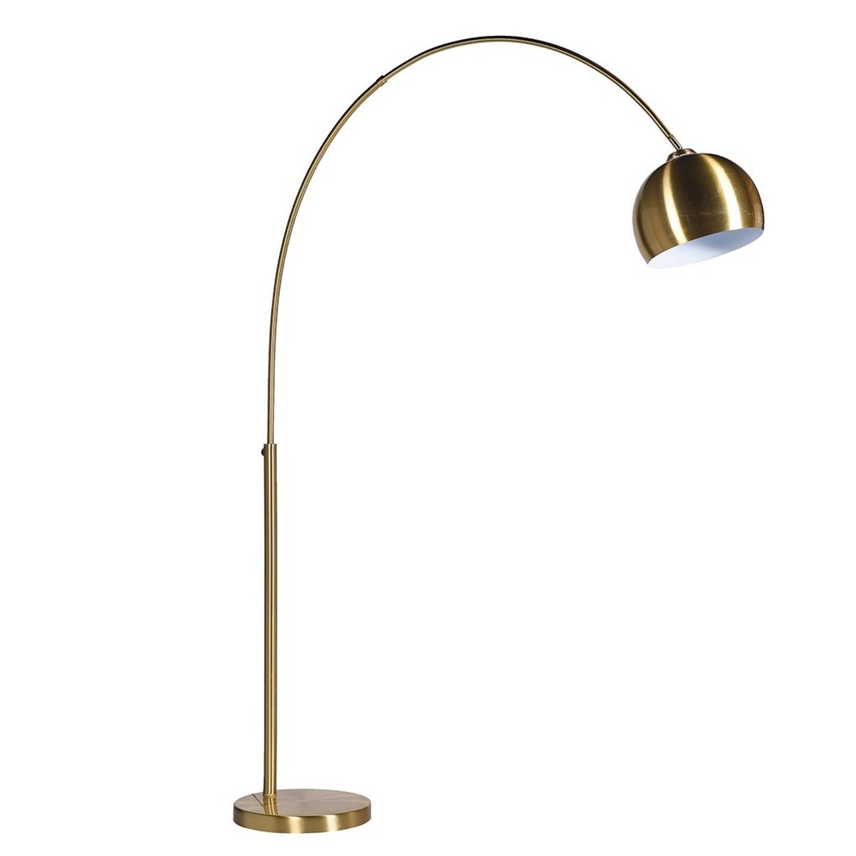 Brass Curve Floor Lamp, Gold | Barker & Stonehouse