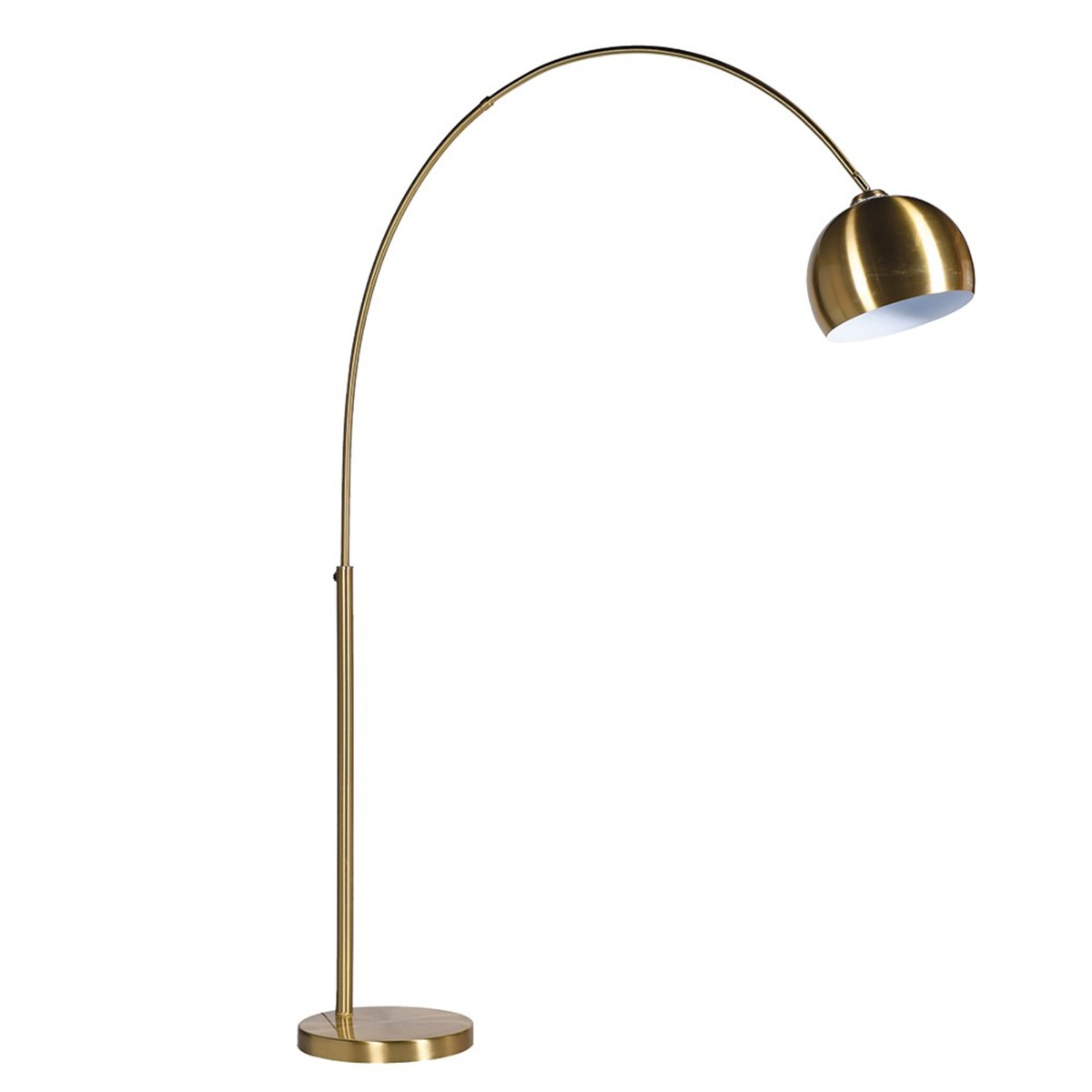 Curved brass floor lamp deals
