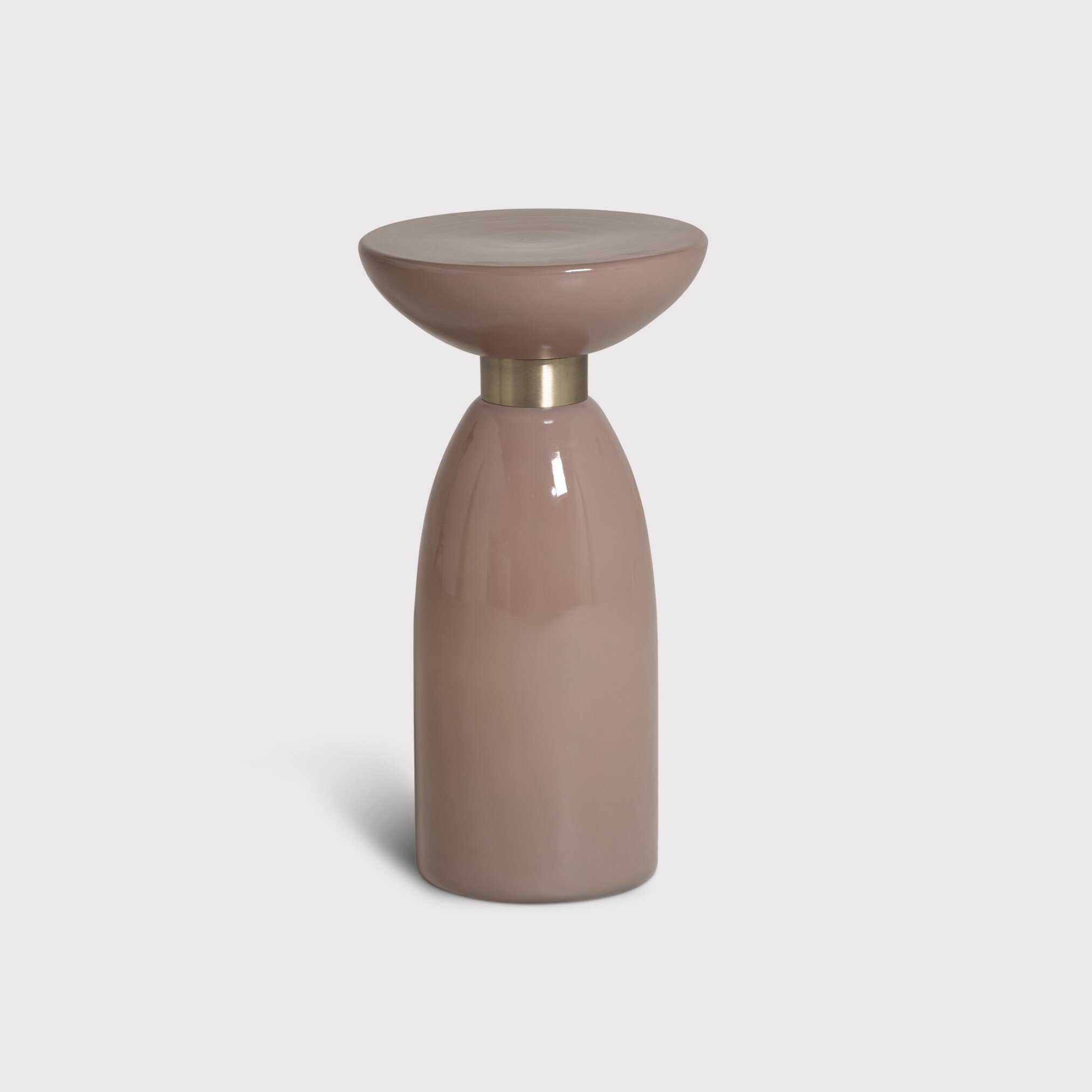View Visconti lamp table 30.5x30.5x56.5 cm in round in pink glass View Visconti lamp table 30.5x30.5x56.5 cm in round in pink glass