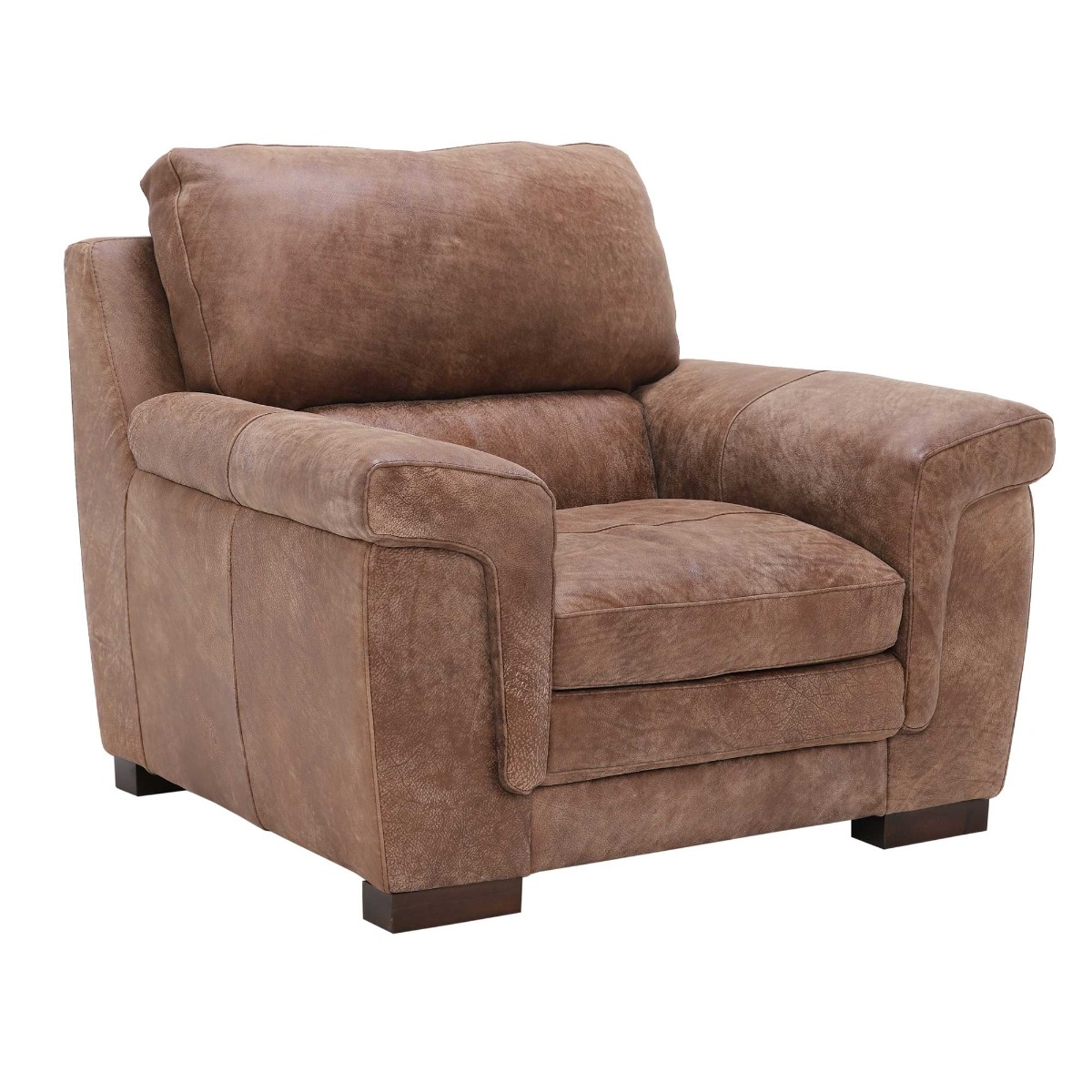 Berisso Armchair, Brown Leather | Barker & Stonehouse