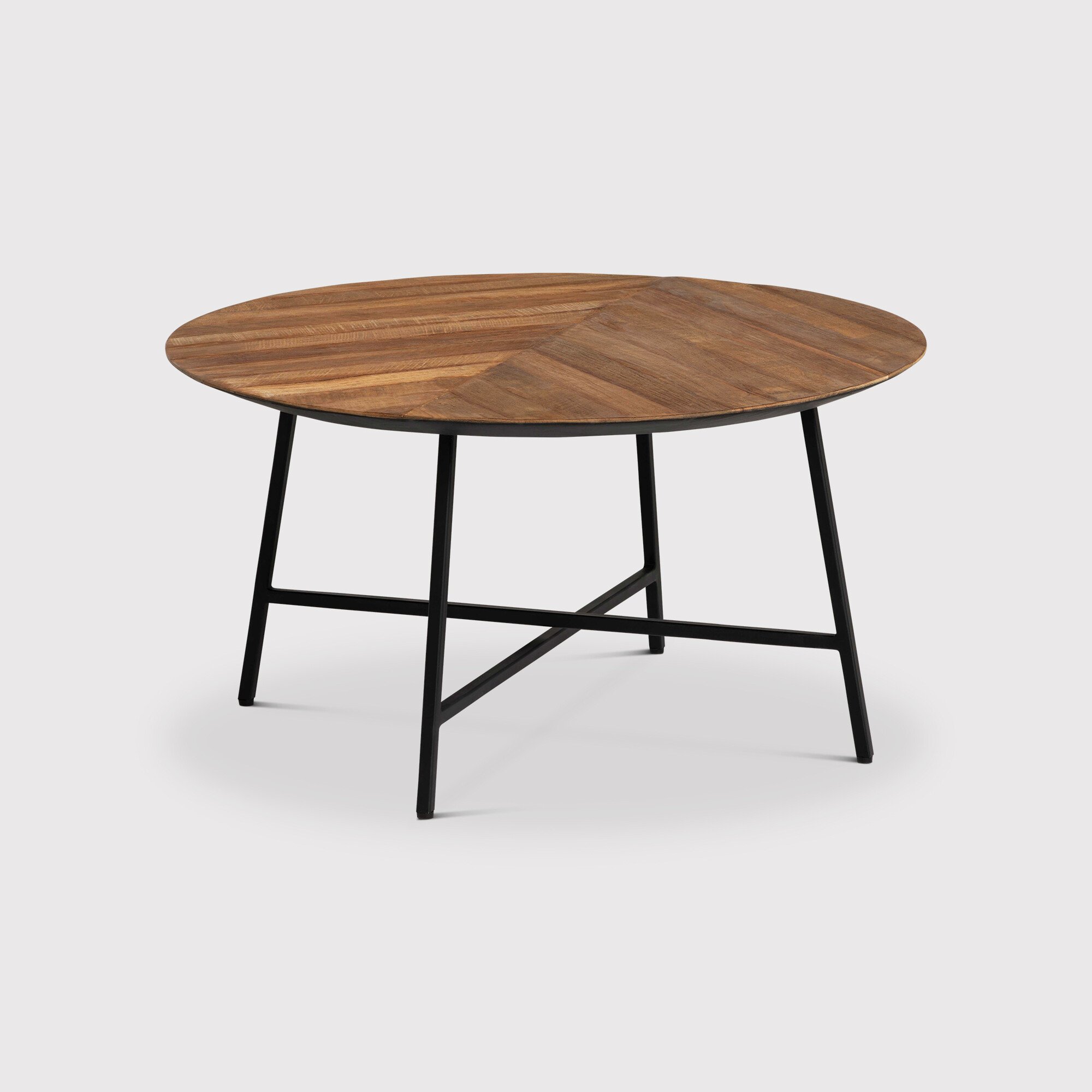 Brixton Coffee Table, Round, Brown | Barker & Stonehouse