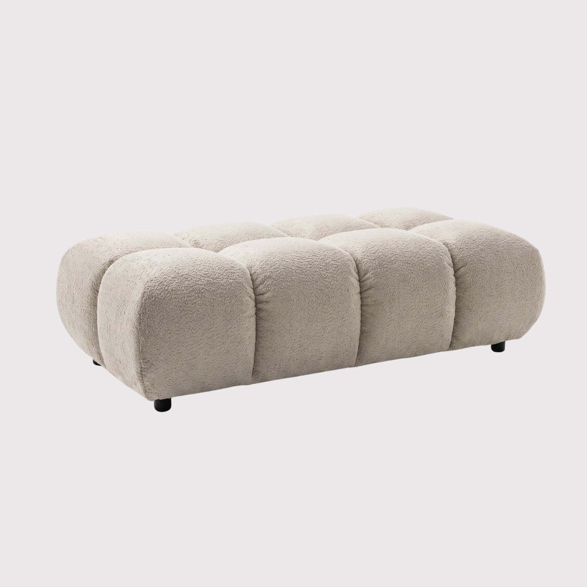 Bryce stool bench big - 73x143cm in neutral fabric