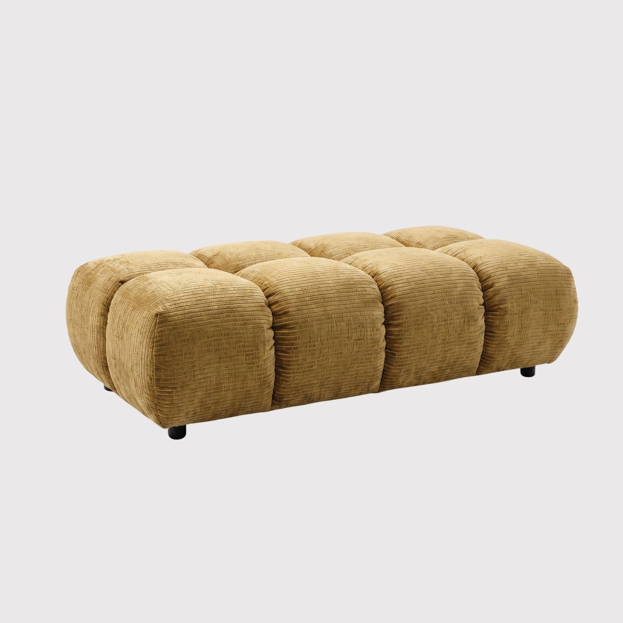 View Bryce stool bench big - 73x143cm in yellow fabric