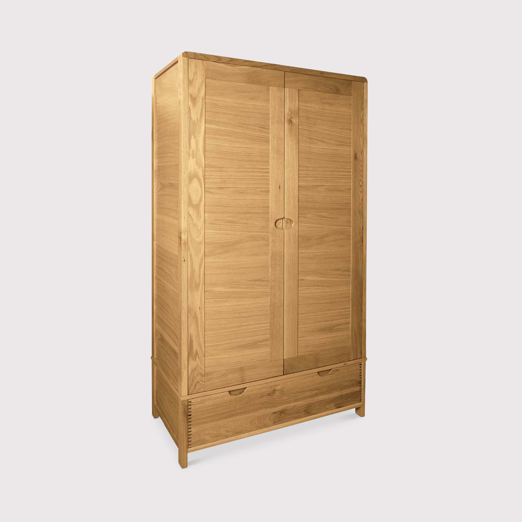 Ercol Bosco 2 Door Wardrobe, Brown | Barker & Stonehouse