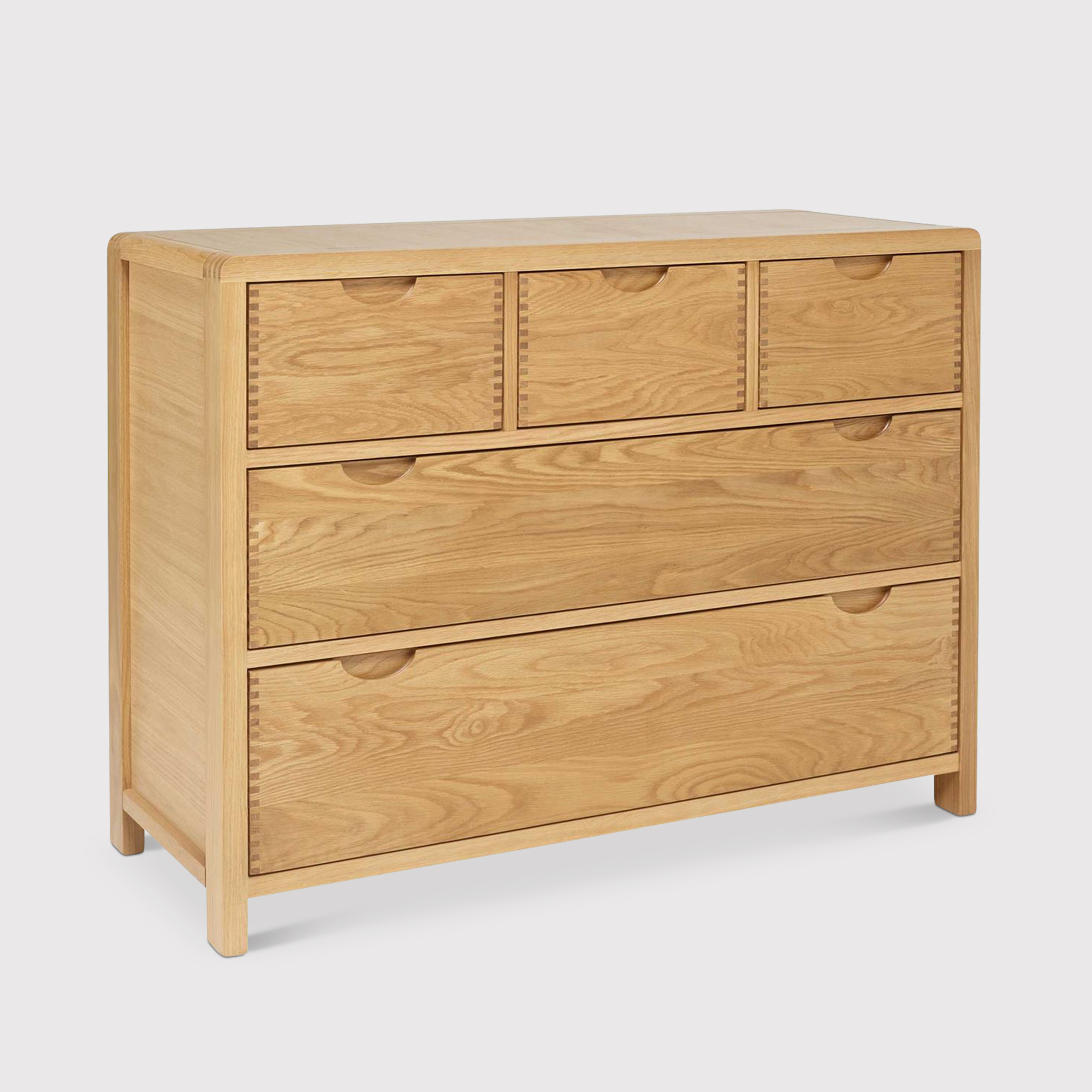 Ercol Bosco 5 Drawer Wide Chest | Barker & Stonehouse