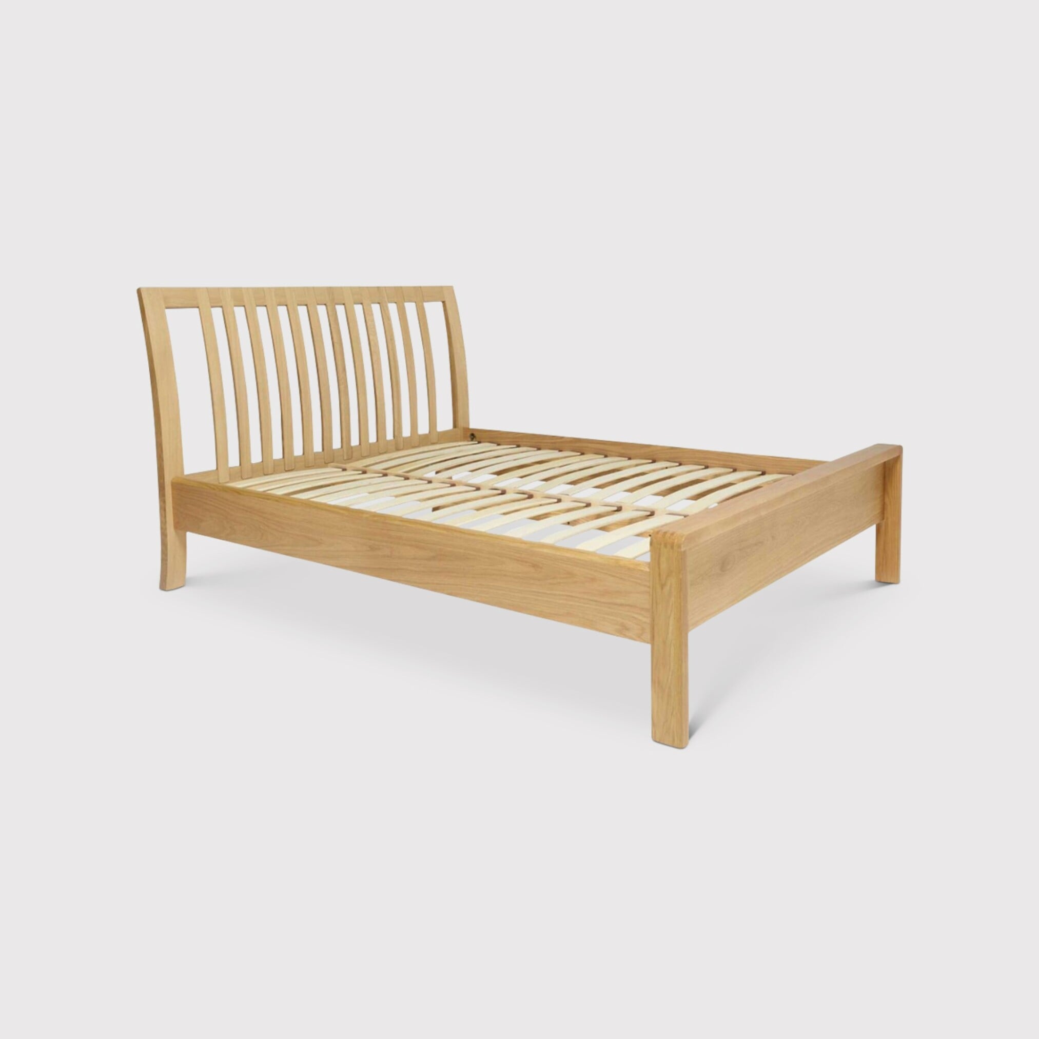 View Ercol bosco superking bed in brown oak super king