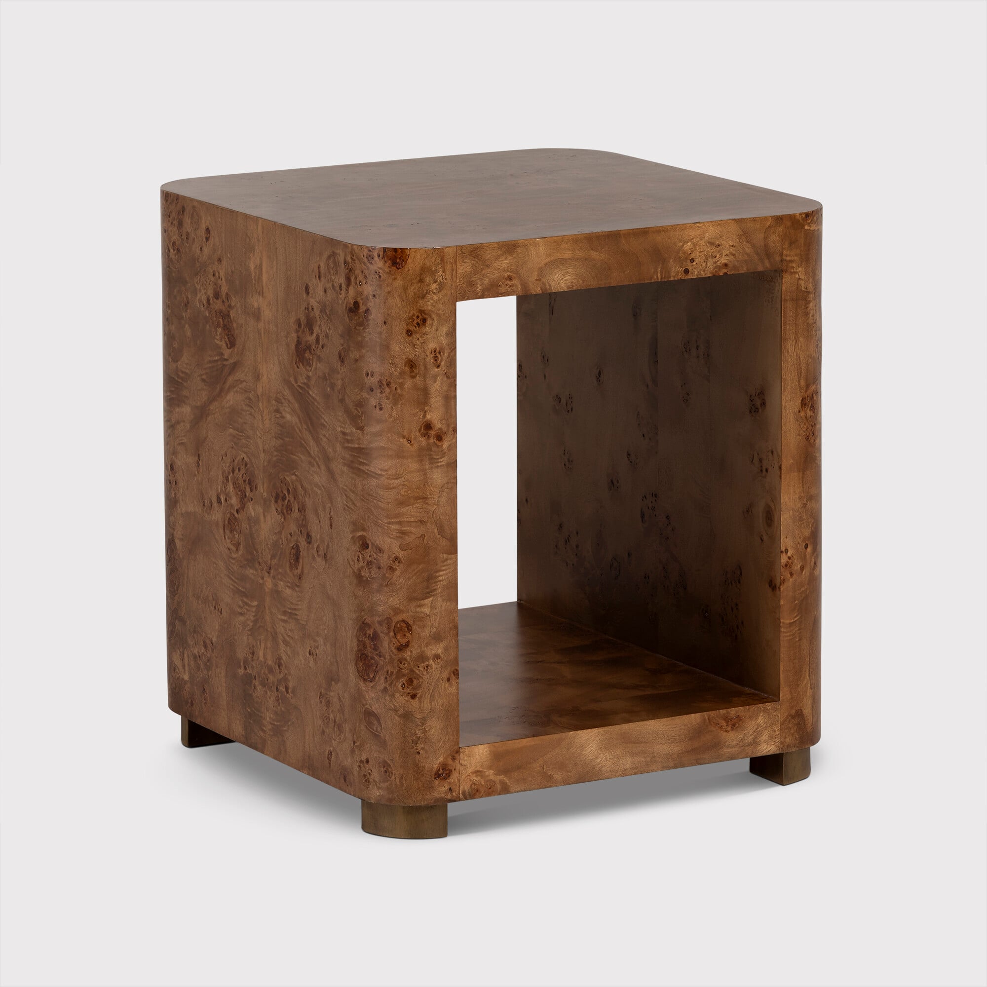 Rovenza side table 50cmx50cmx55cm in round in mango wood