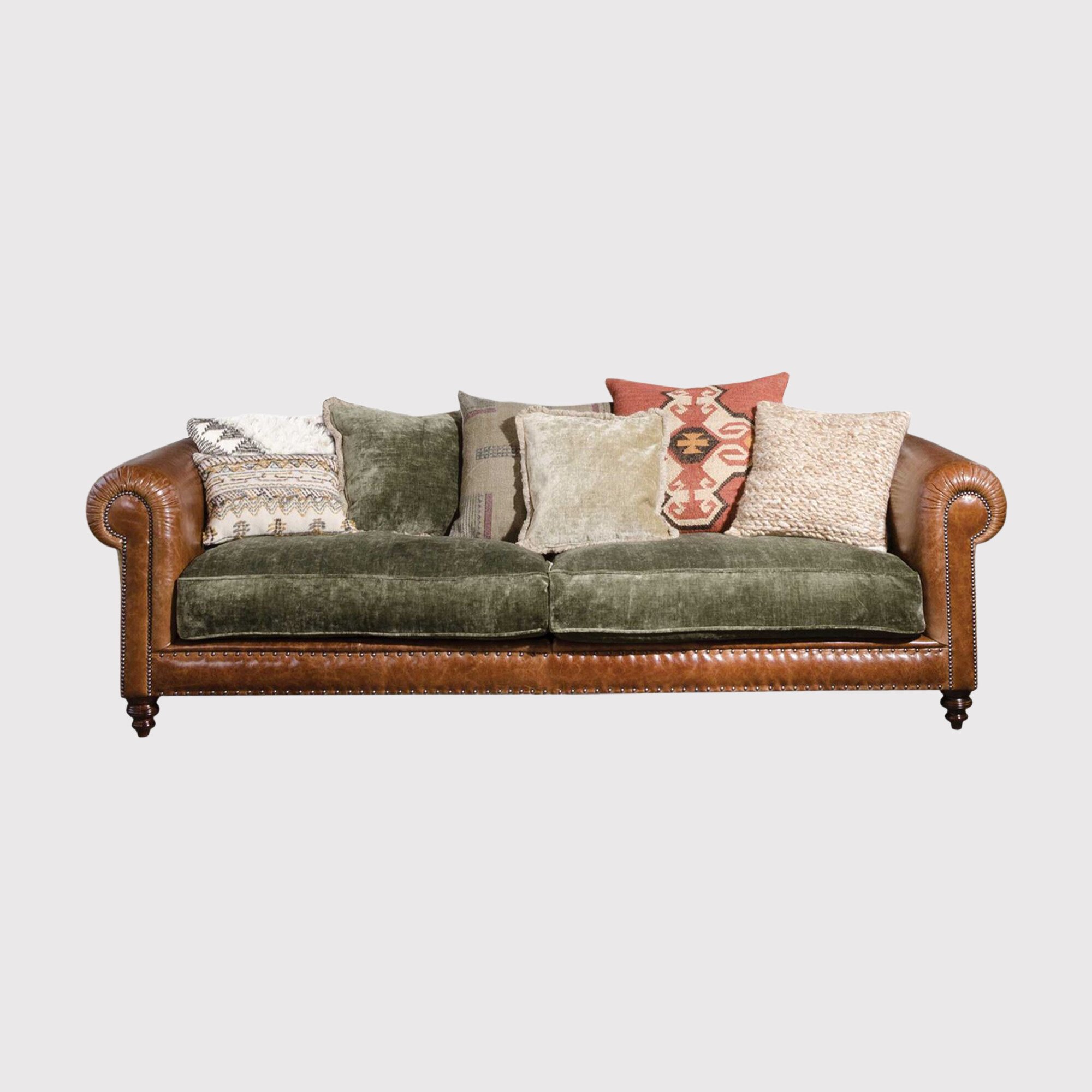 Constable Midi Sofa, Brown Leather | Barker & Stonehouse