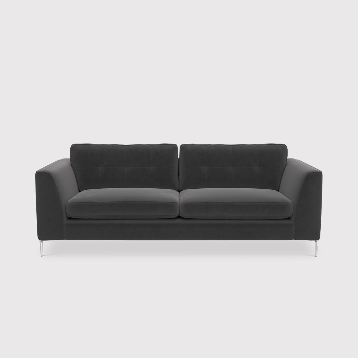 Conza Extra Large Sofa, Black Fabric | Barker & Stonehouse