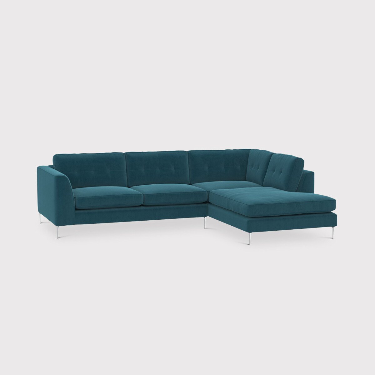 Conza Large Corner Group Left, Teal Fabric | Barker & Stonehouse