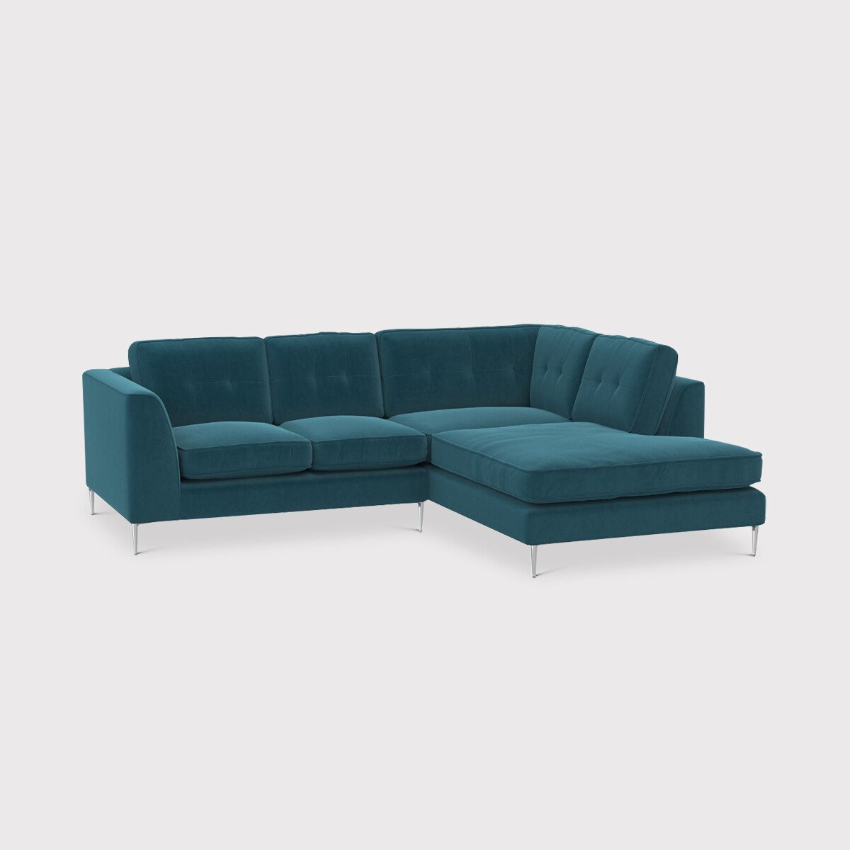 Conza Small Corner Group Left, Teal Fabric | Barker & Stonehouse