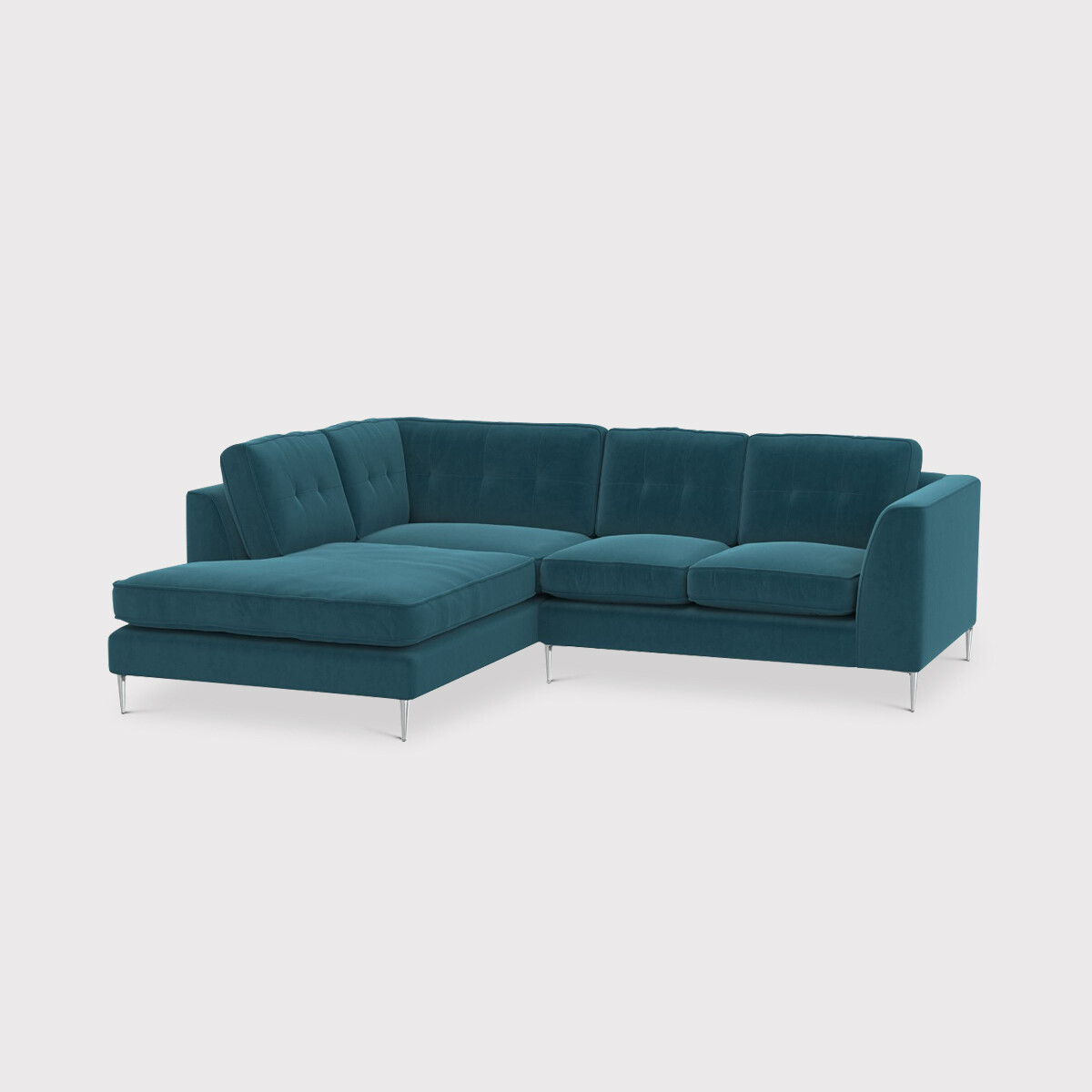 Conza Small Corner Group Right, Teal Fabric | Barker & Stonehouse