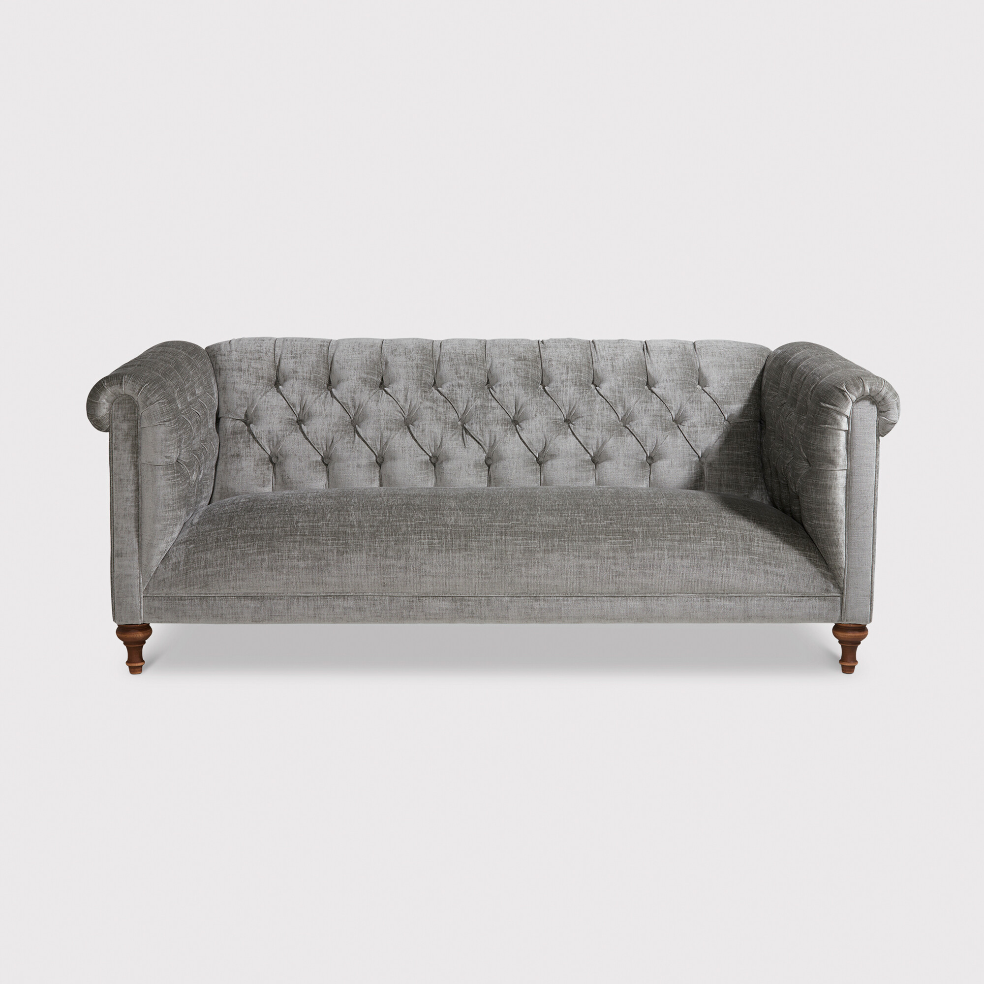 Cartmel 3 Seater Sofa, Grey Velvet | Barker & Stonehouse thumbnail