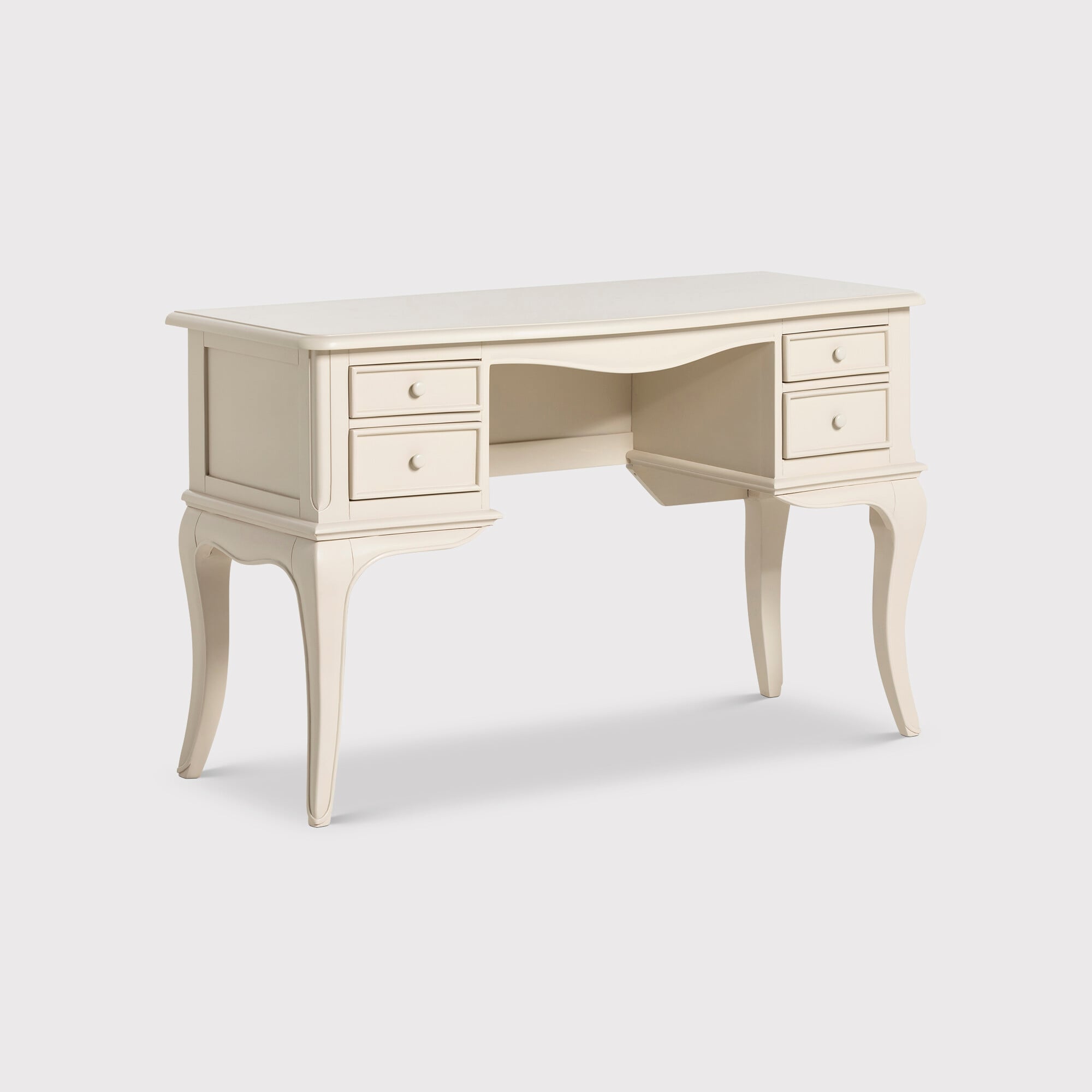 View Calista dressing table in white wood View Calista dressing table in white wood