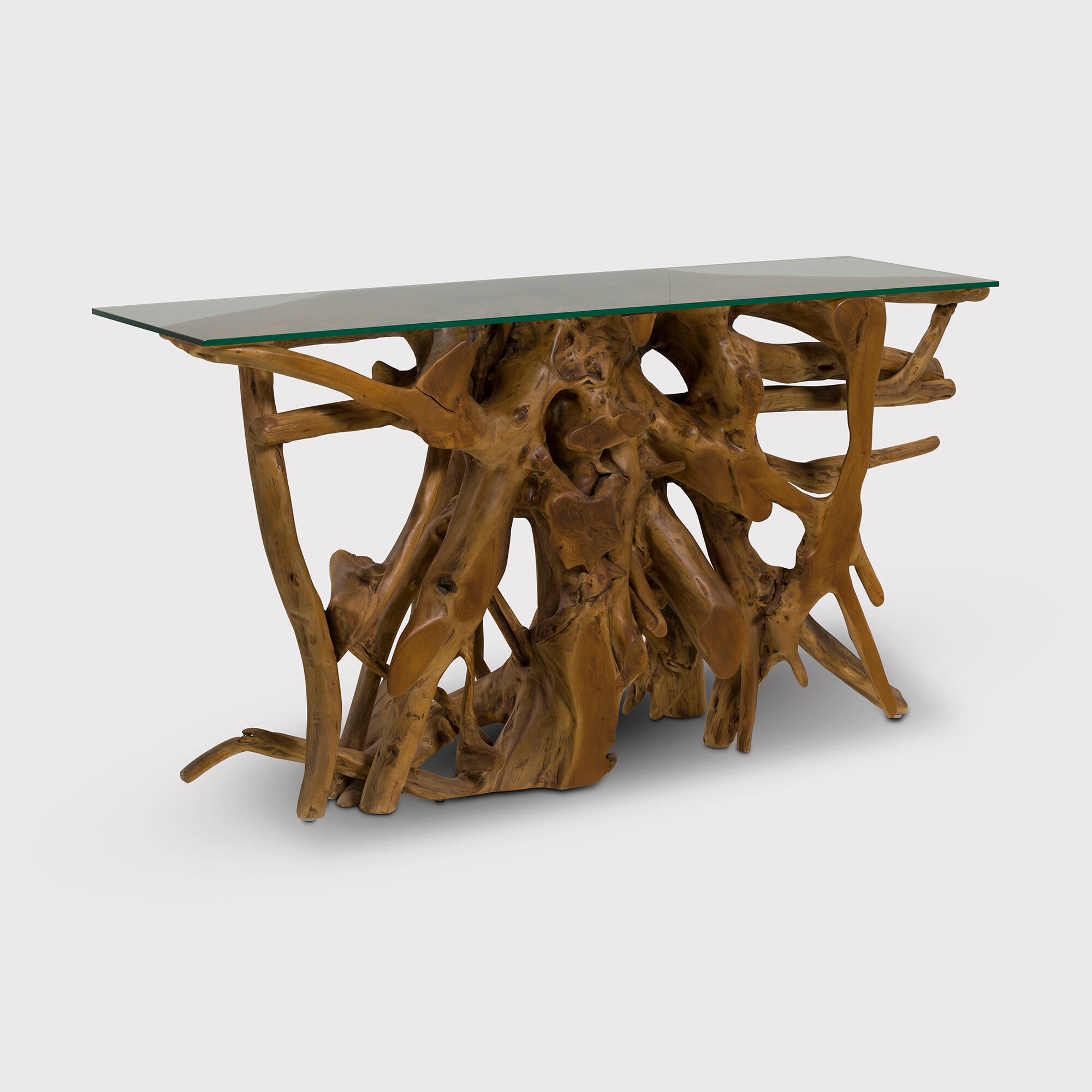 Cannock console table 150cm in teak wood