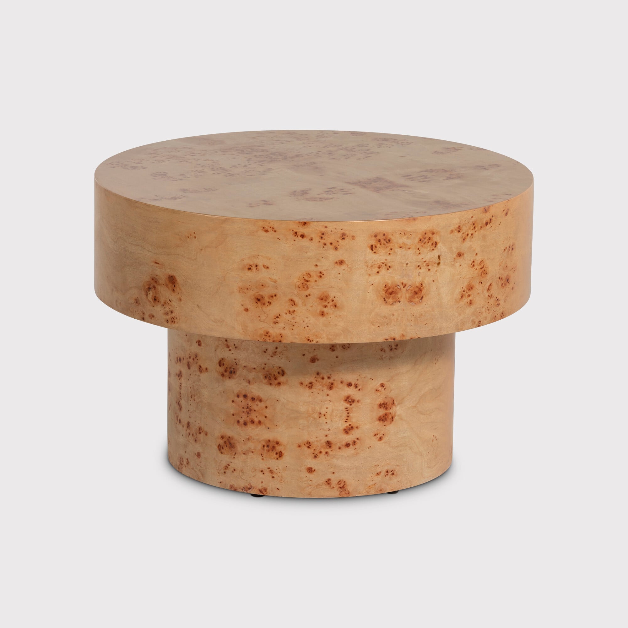 View Castile lamp table in round in neutral wood View Castile lamp table in round in neutral wood