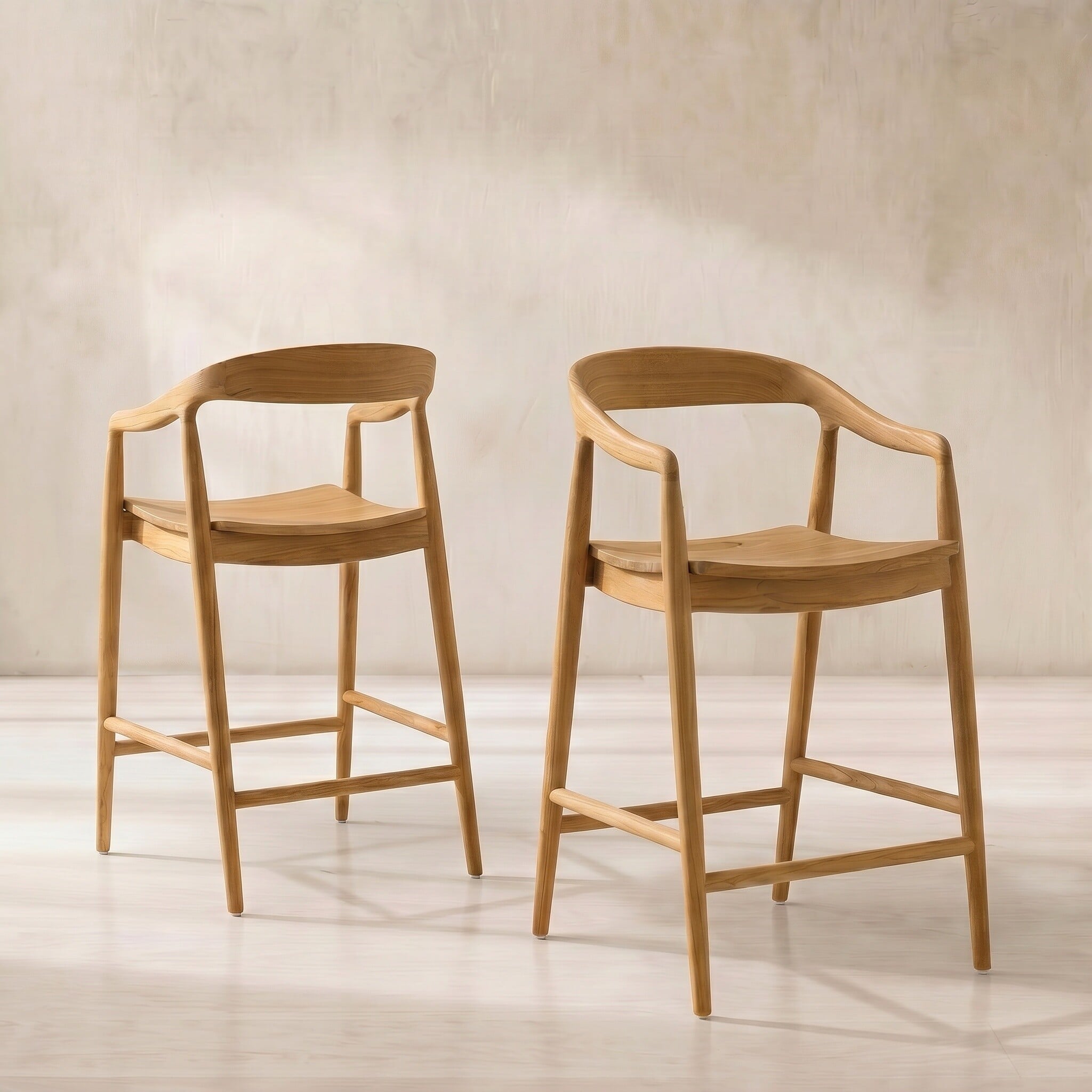 View Semeru counter stool h100cm in wood View Semeru counter stool h100cm in wood