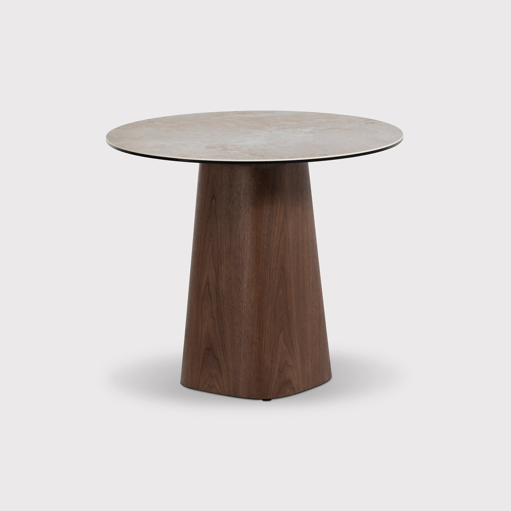View Cosmos side table in round in white ceramic View Cosmos side table in round in white ceramic