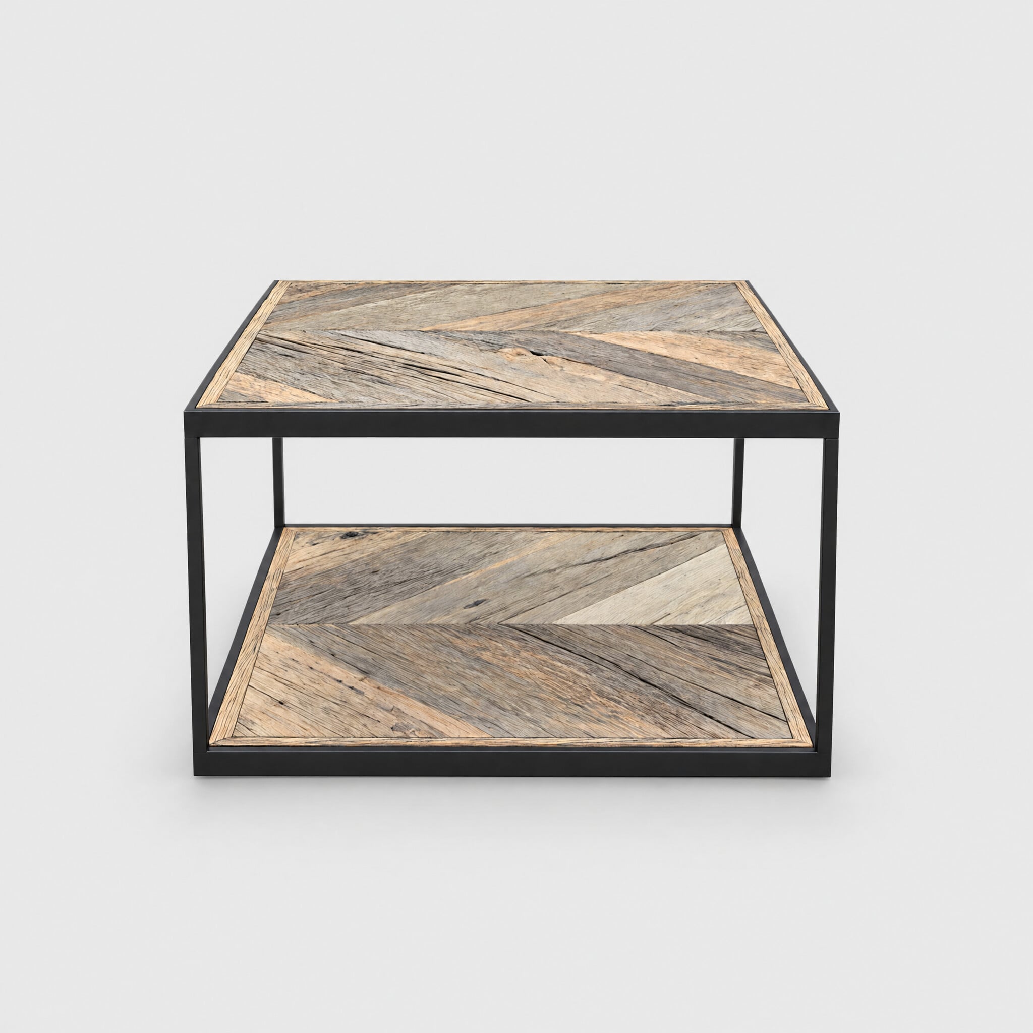 Pure furniture dagmar side table double top - reclaimed oak