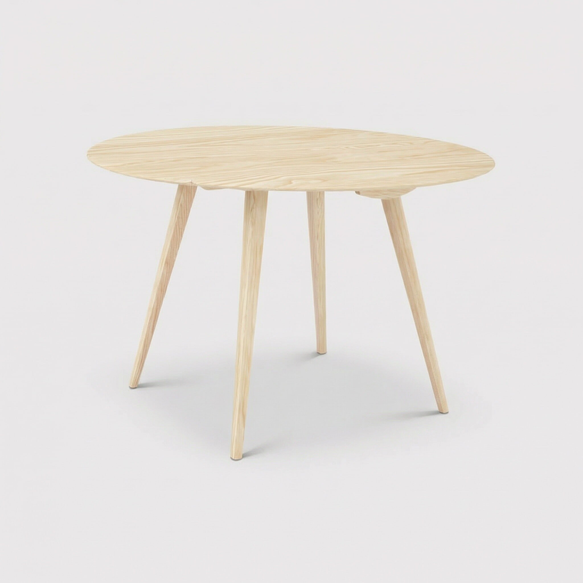 Ercol drop leaf table in round wood
