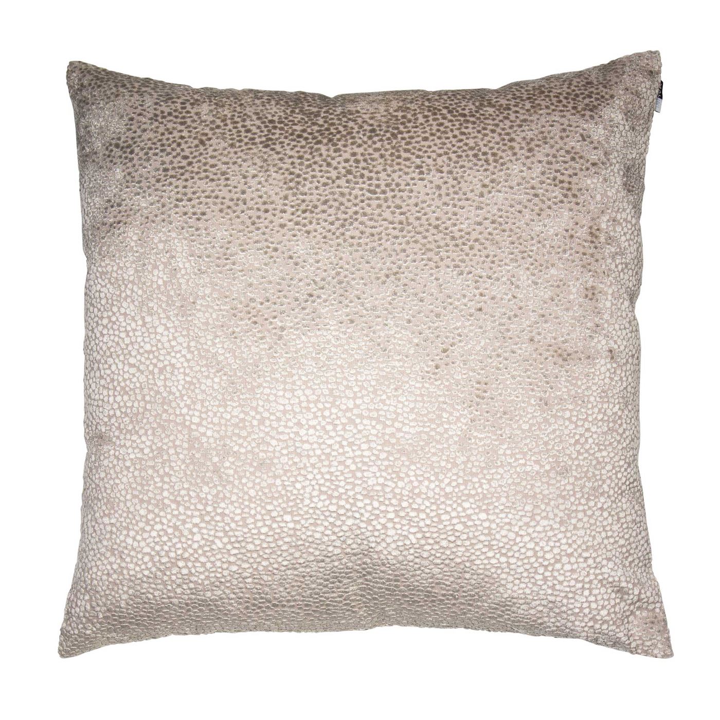 Dotted Taupe Cushion, Square Fabric | Barker & Stonehouse