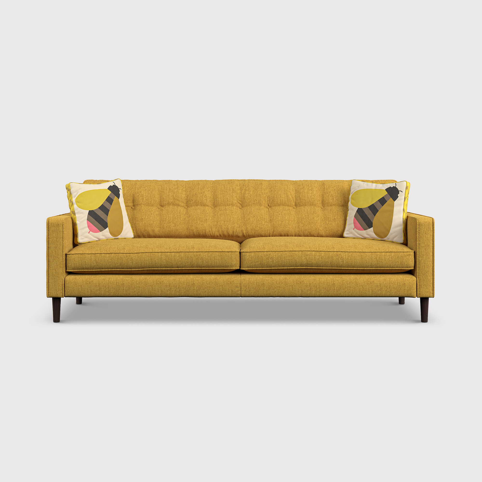 Orla kiely ebben extra large sofa in yellow fabric