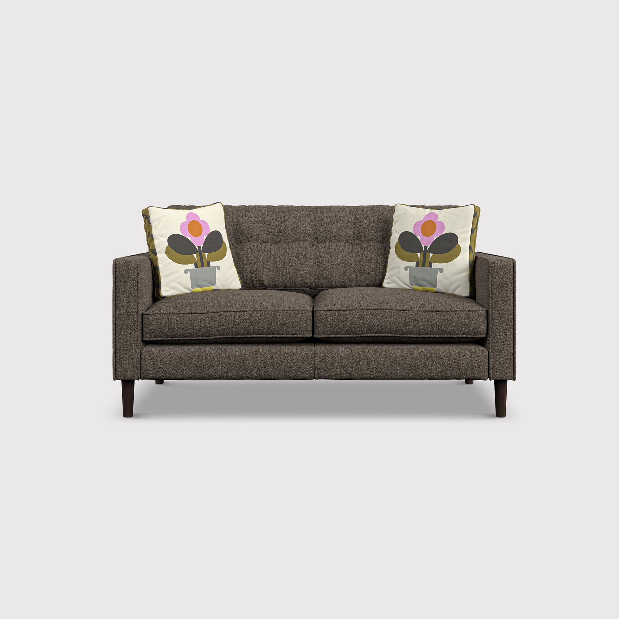 Orla kiely ebben small sofa in grey fabric
