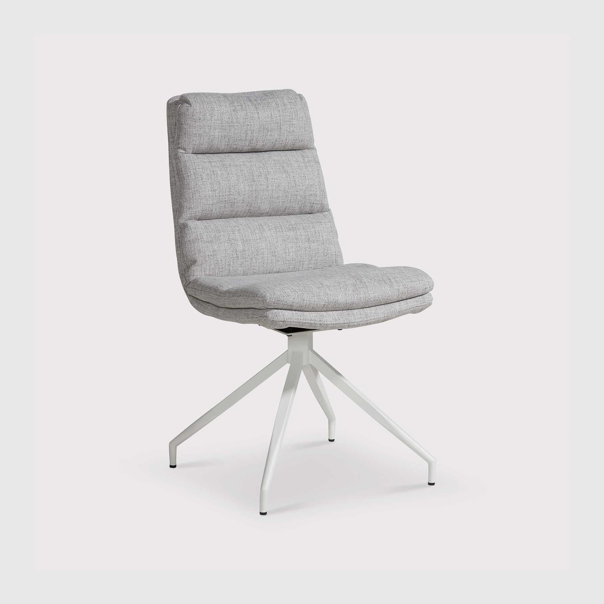 Eero Swivel Dining Chair, Grey | Barker & Stonehouse