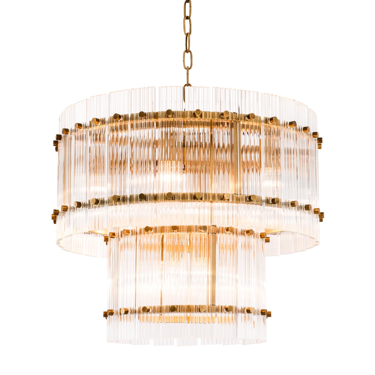 Eichholtz Ruby S Chandelier, Gold | Barker & Stonehouse