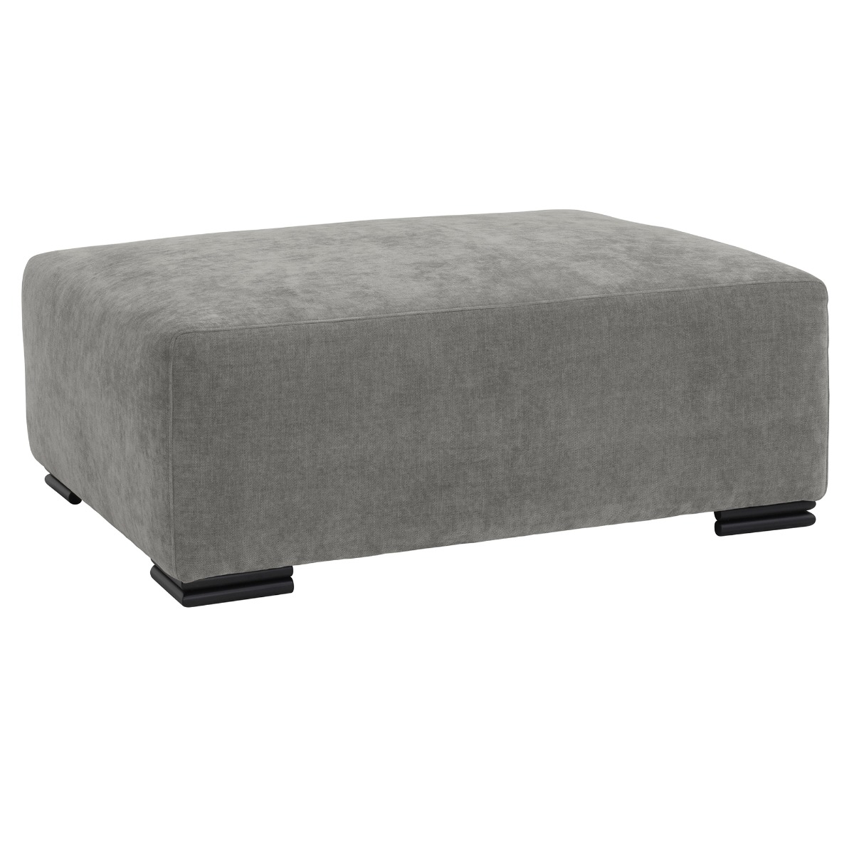 Eichholtz Clifford Ottoman, Grey Fabric | Barker & Stonehouse