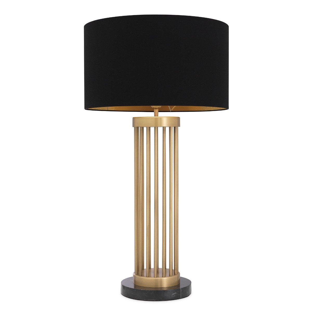 Eichholtz Condo Table Lamp Including Shade, Gold | Barker & Stonehouse