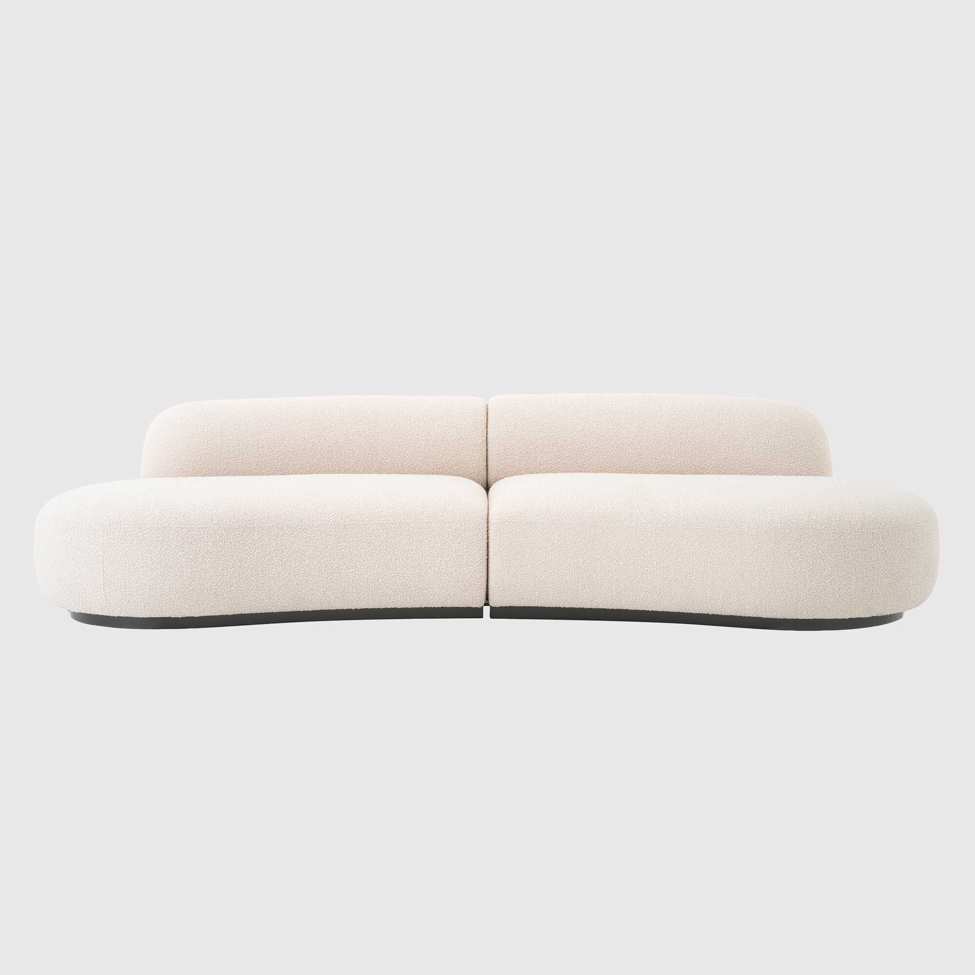 Eichholtz Bjorn Small Sofa, Neutral Fabric | Barker & Stonehouse