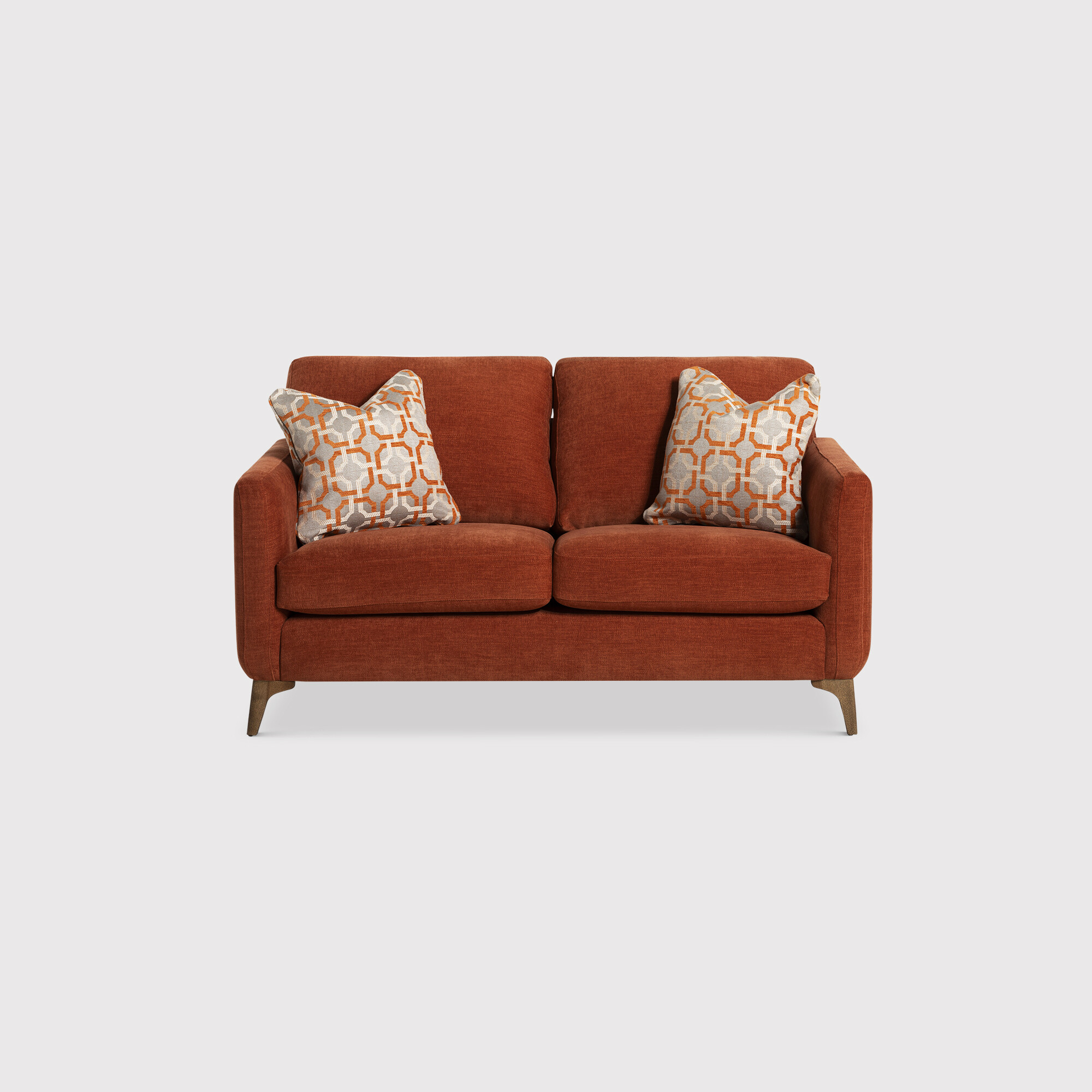 Ellerton 2 Seater Sofa, Red Fabric | Barker & Stonehouse