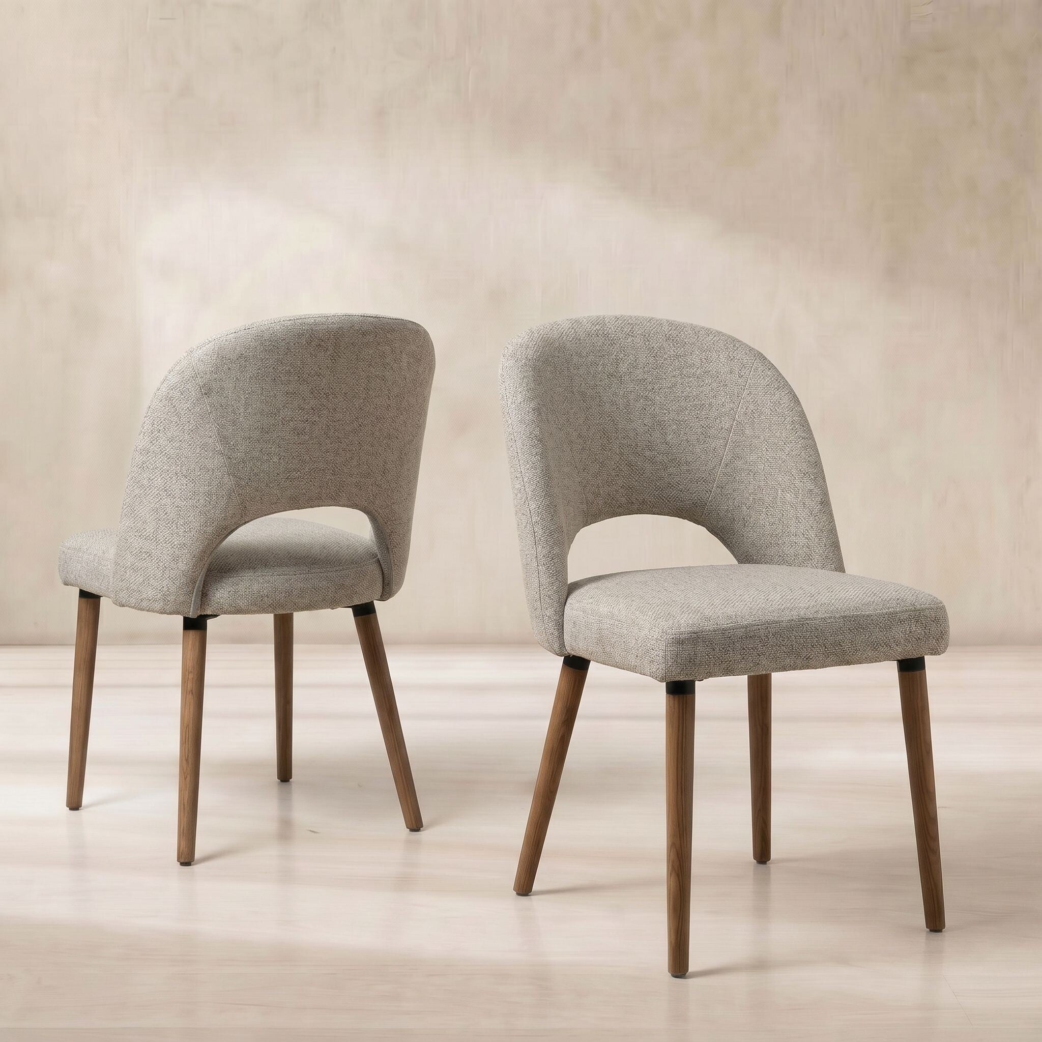 Eloise dining chair in neutral fabric