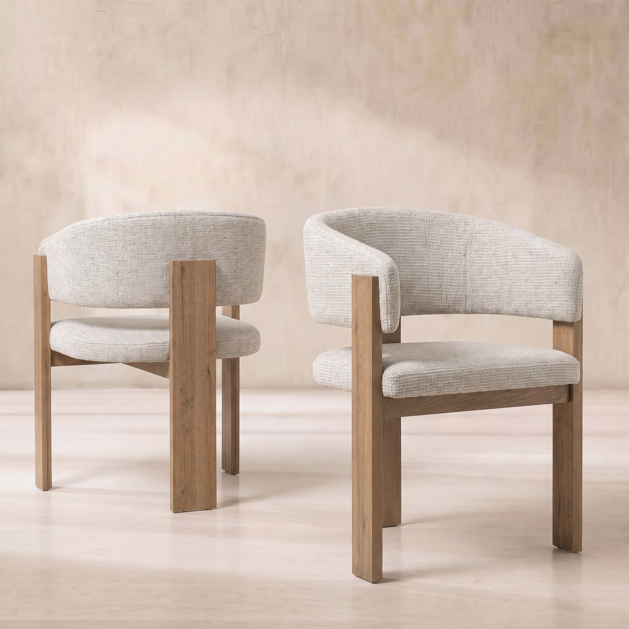 Pure furniture emlyn dining chair in cream