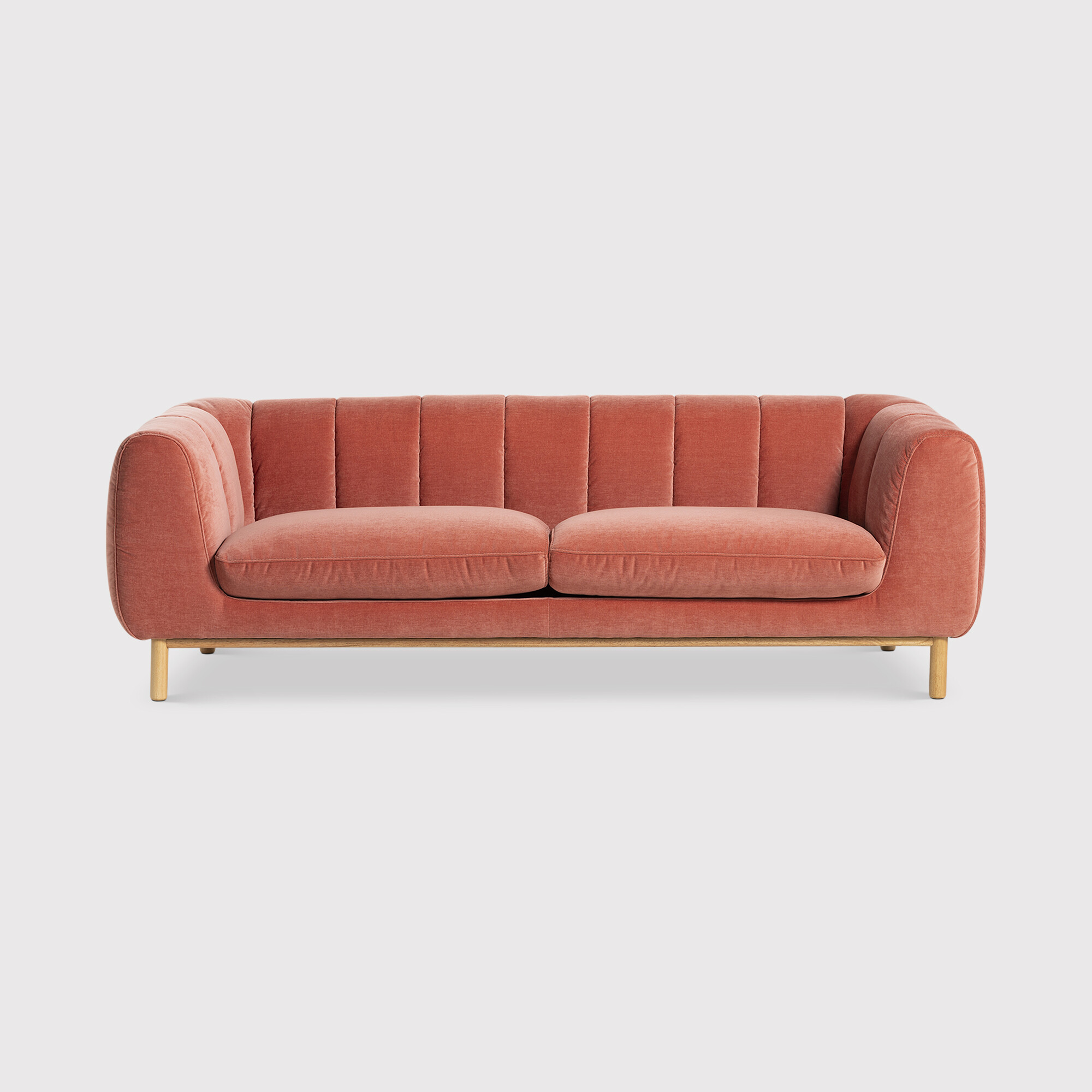 Eyre 3 Seater Sofa Pink main image 0