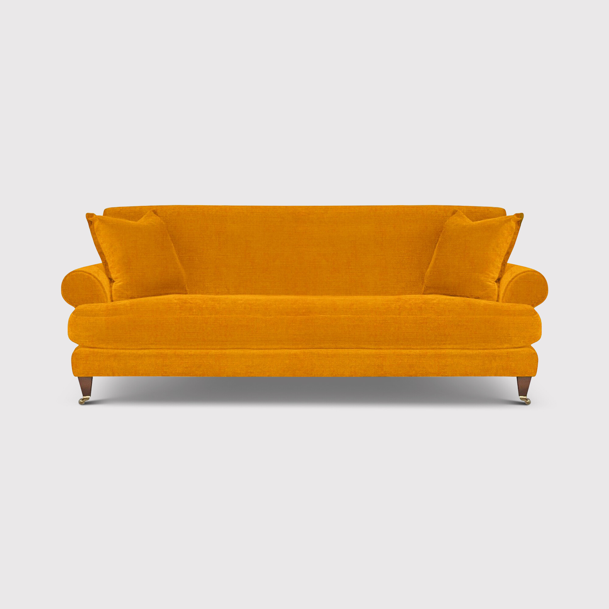 Fairlawn 3 Seater Sofa, Yellow Fabric | Barker & Stonehouse