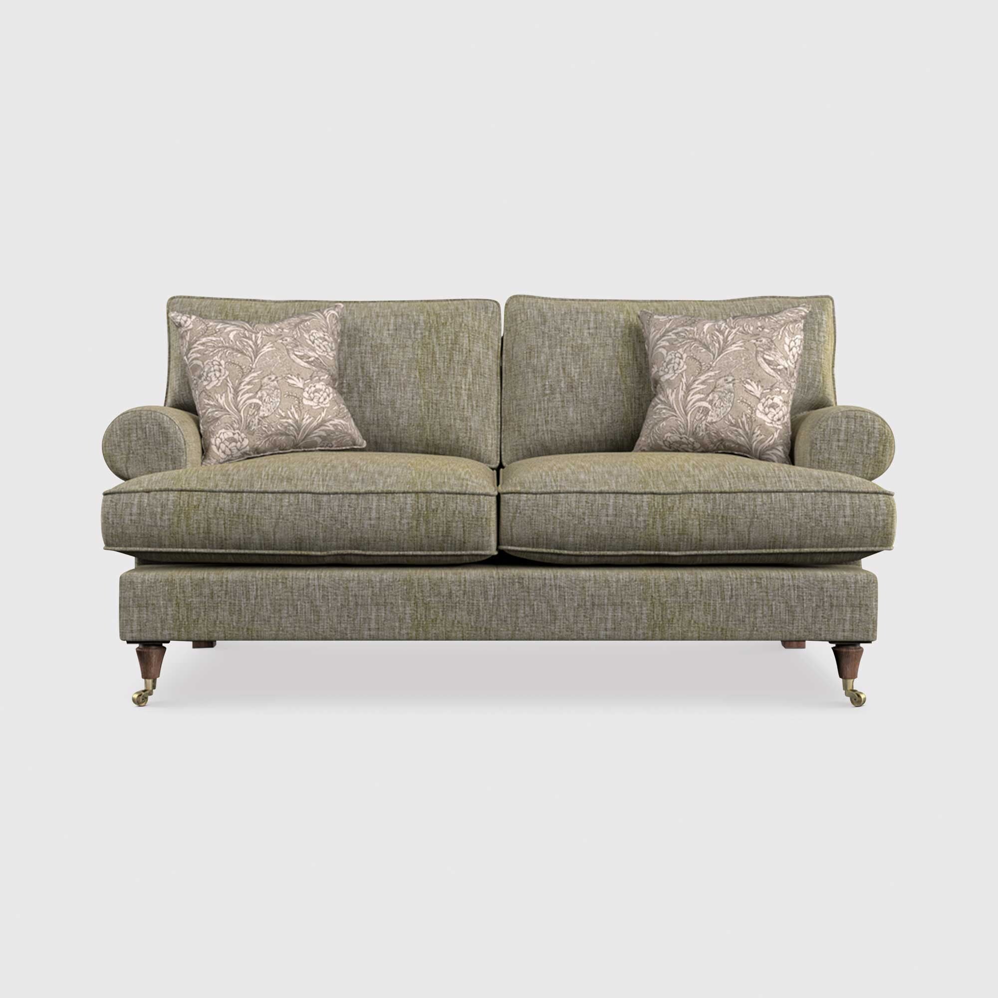 English heritage finch small sofa standard back in grey
