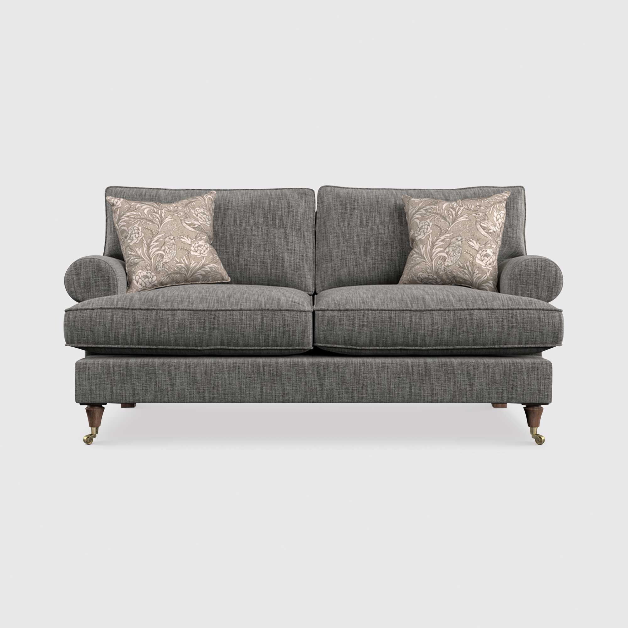 English heritage finch small sofa standard back in grey