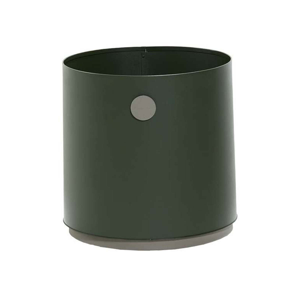 Cane Line Grow Small Planter, Dark Green And Taupe Barker & Stonehouse