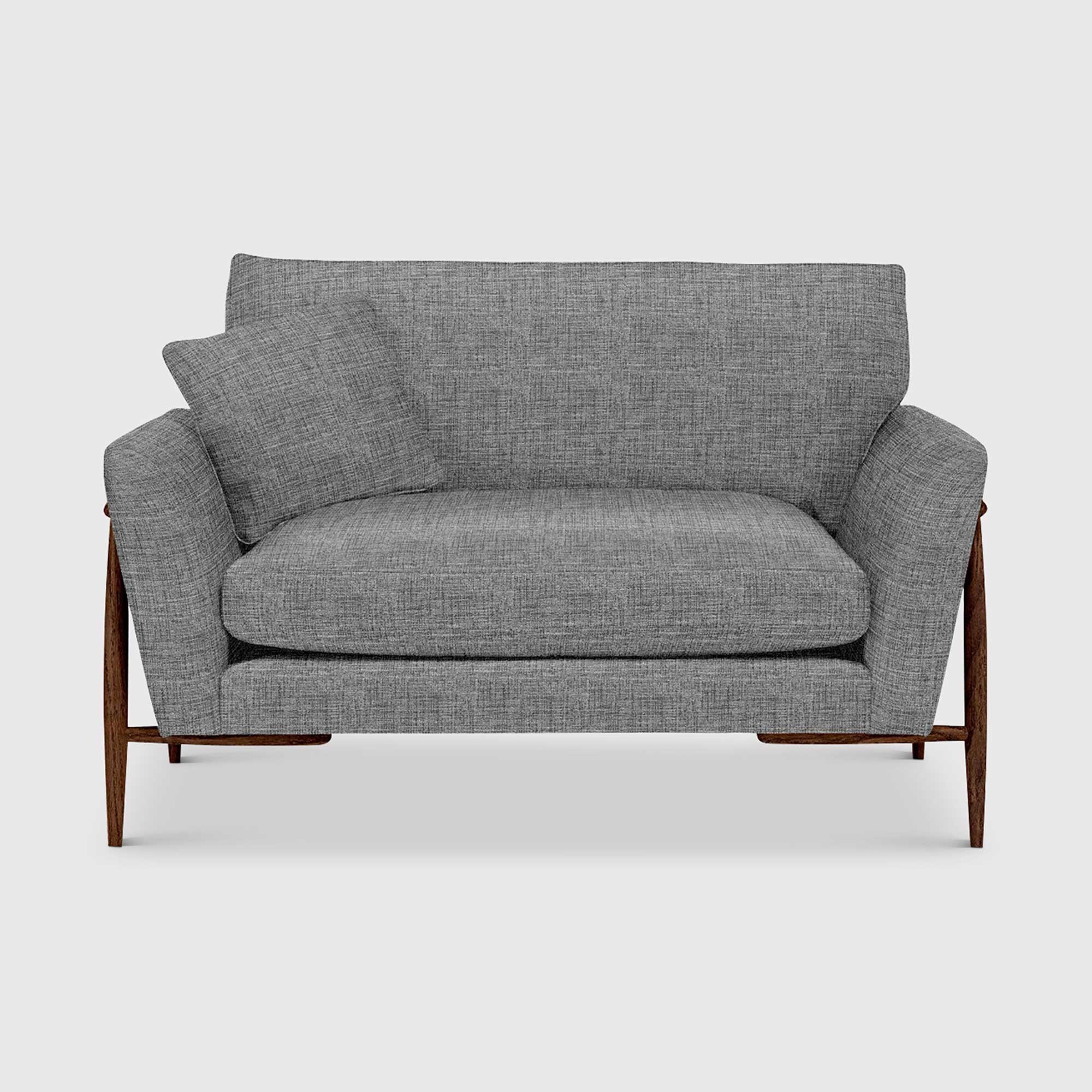 Ercol Forli Snuggler, Grey Fabric | Barker & Stonehouse