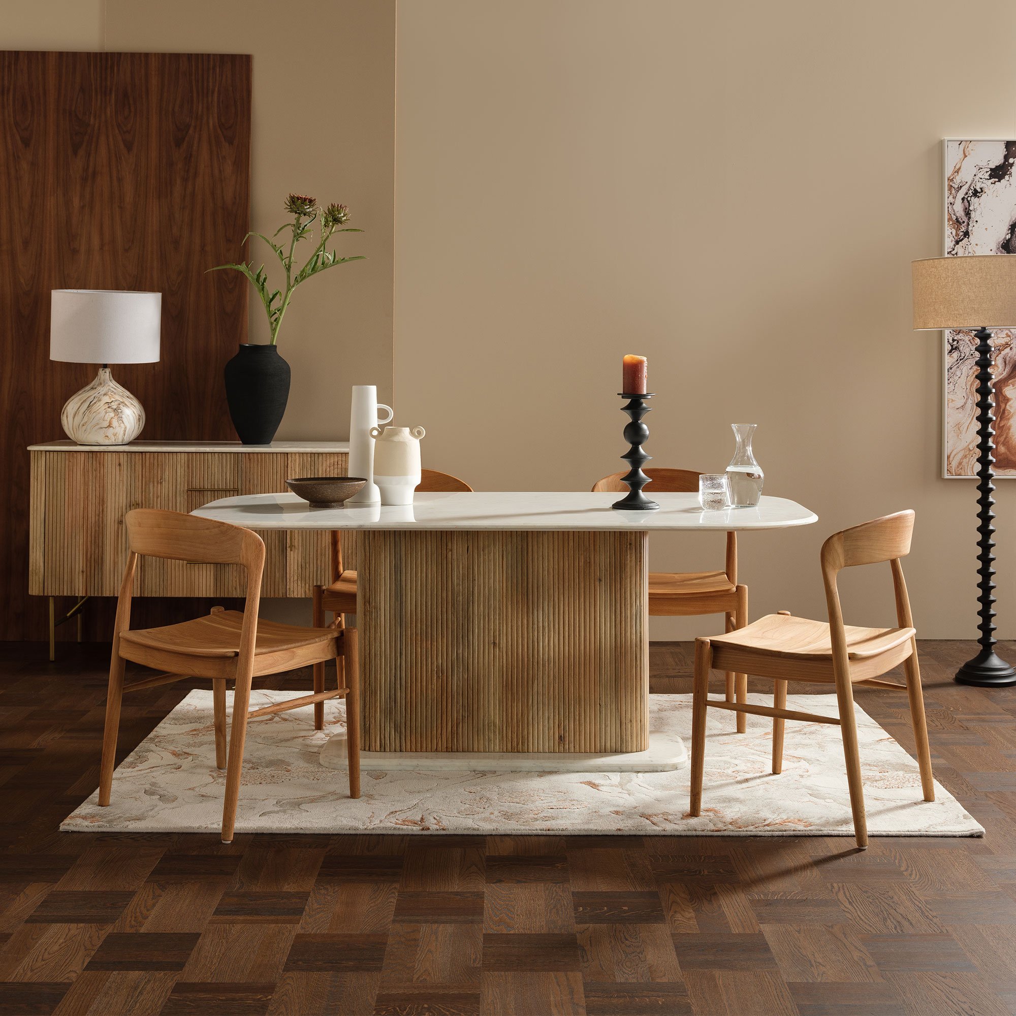 Landrum 6 top piece dining set