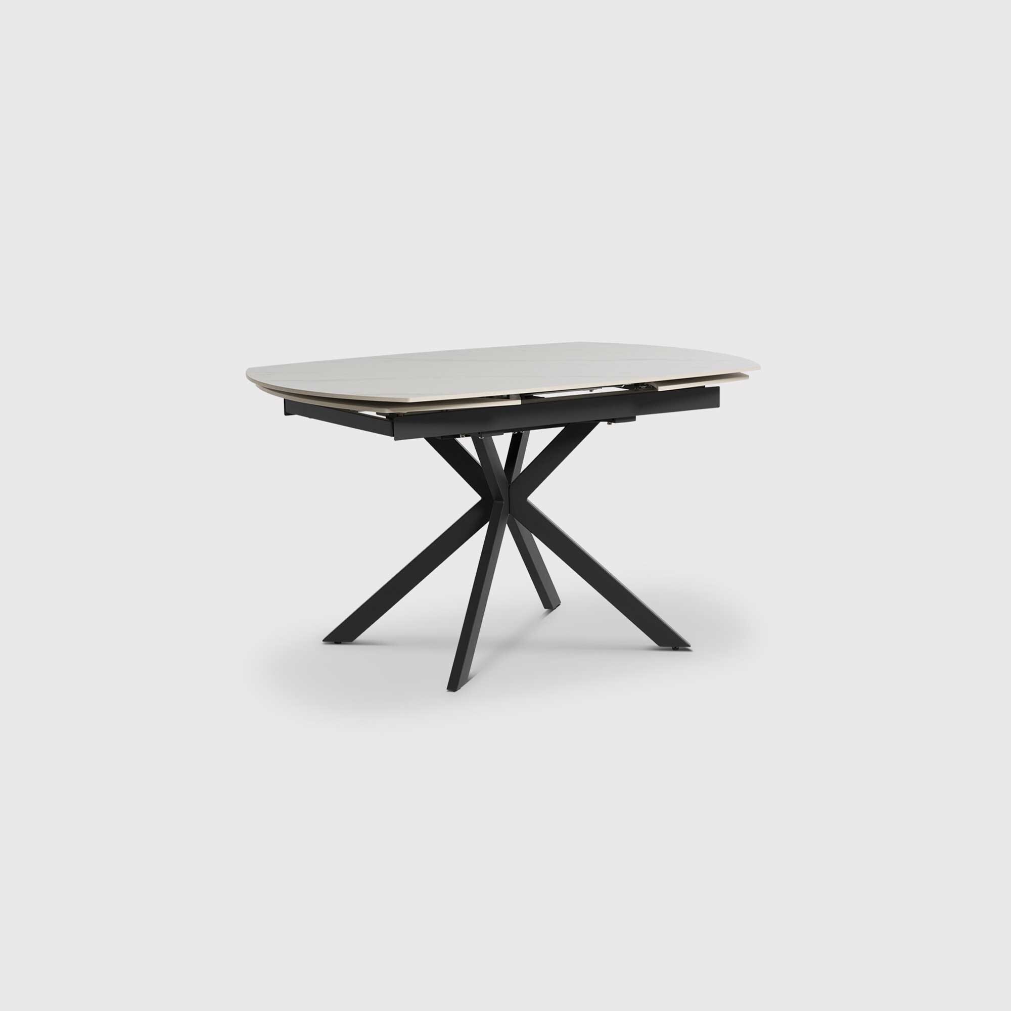 View Galini stone extending dining table white View Galini stone extending dining table white