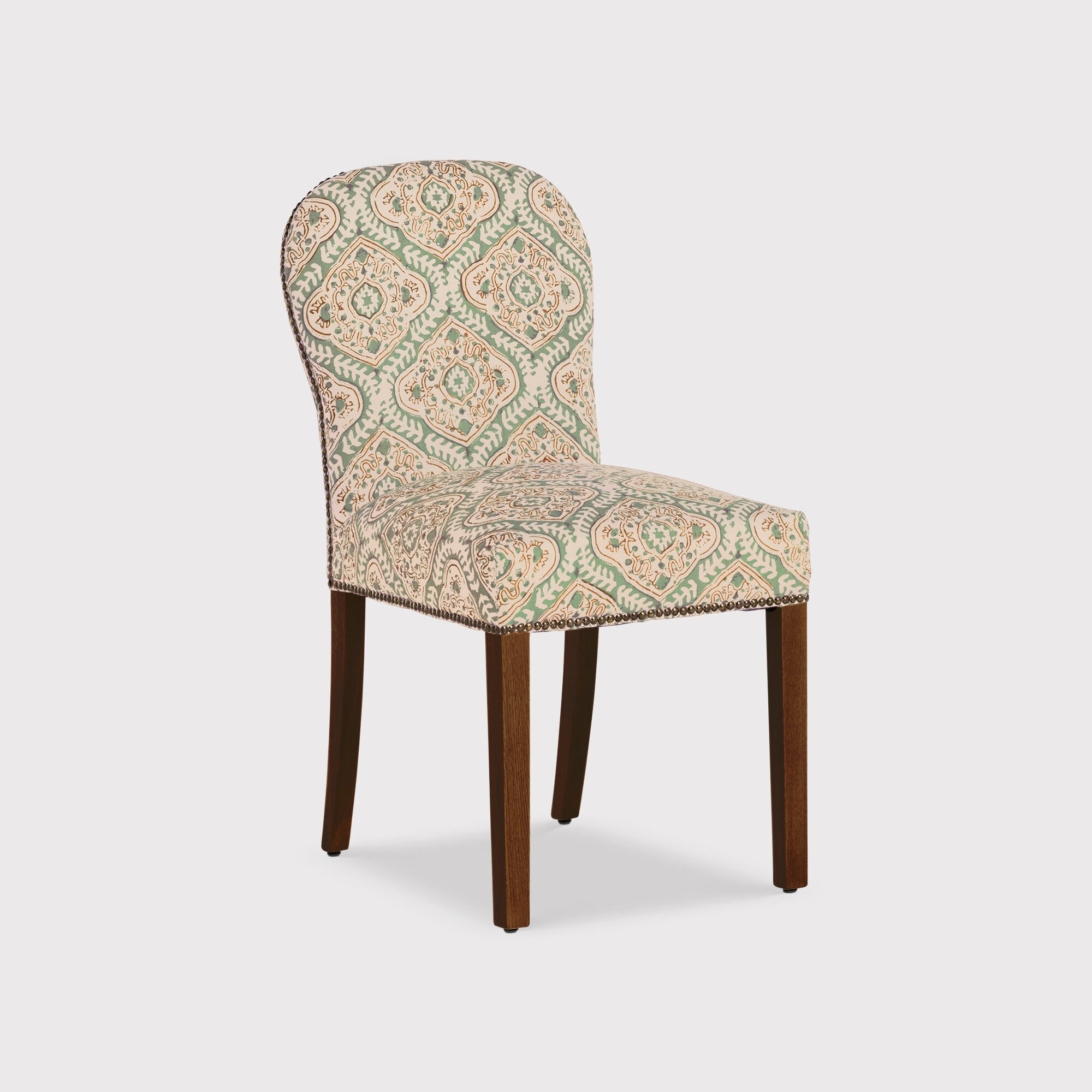 Gable x linwood dining chair in neutral fabric