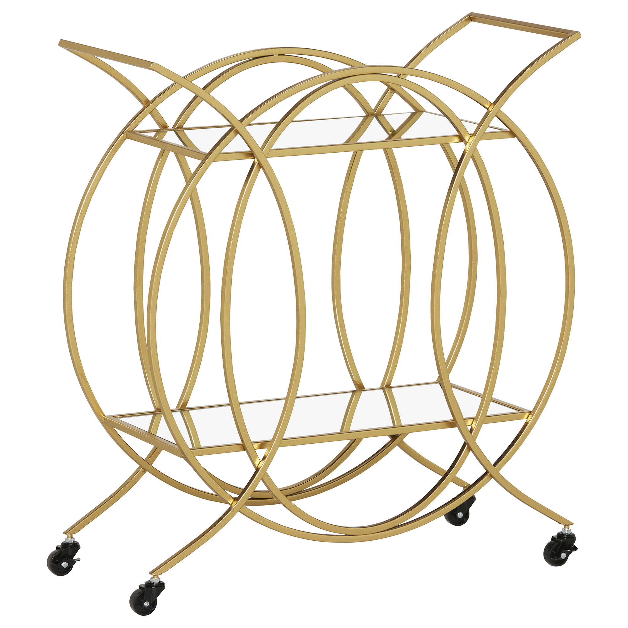 Photo of Gold drinks trolley